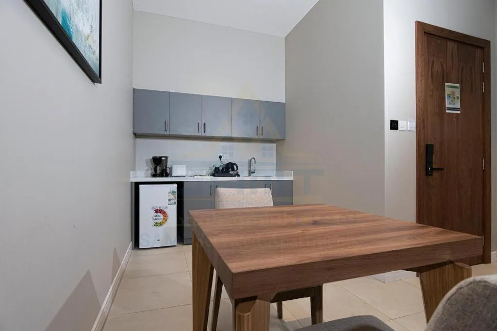 Kitchen or kitchenette in Lameek Serviced Apartments