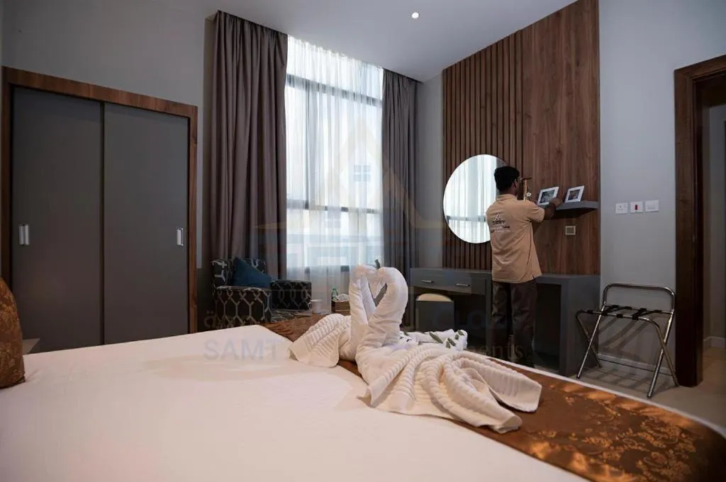 Bedroom, Bed in Lameek Serviced Apartments