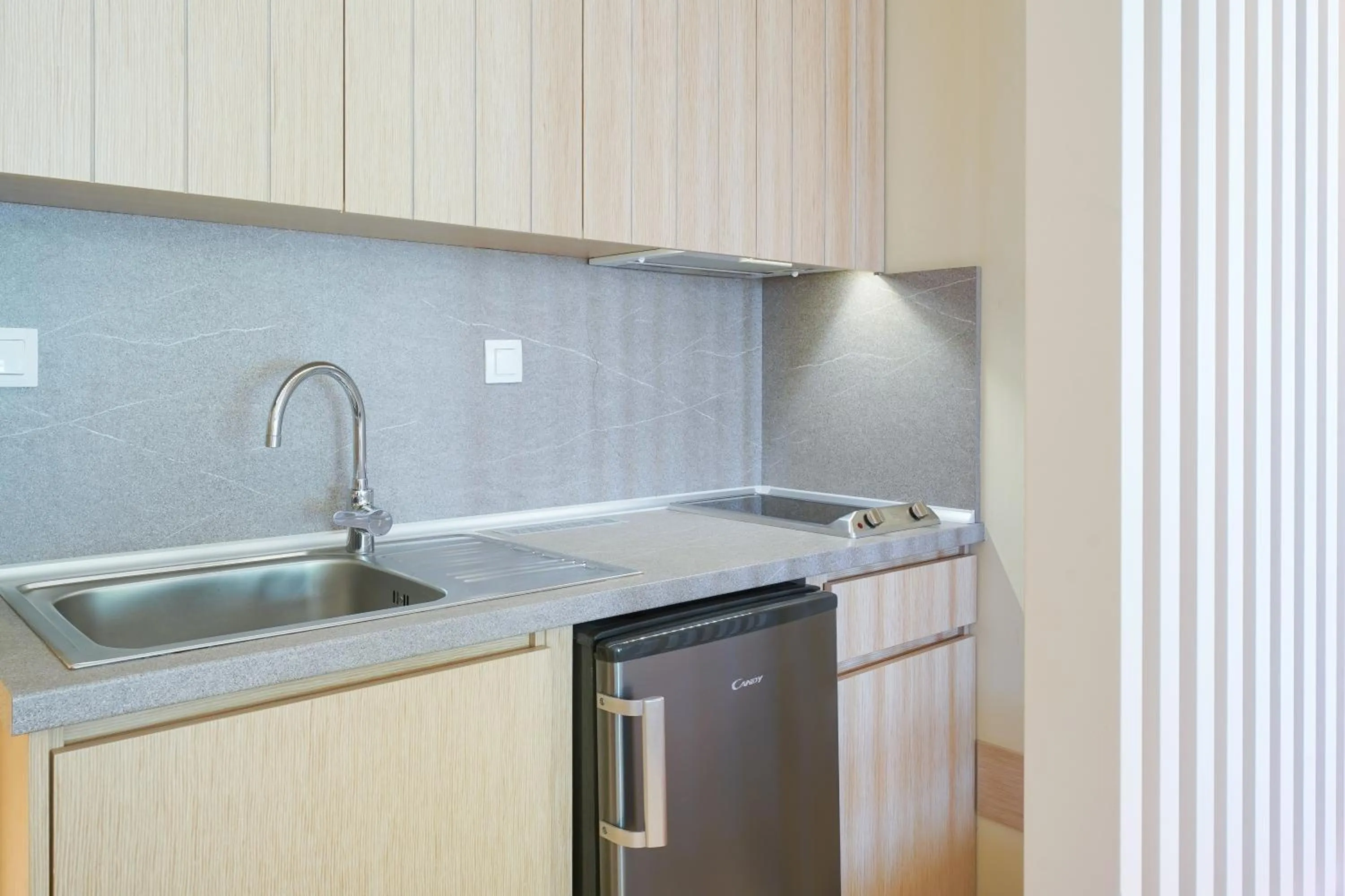 Kitchen or kitchenette in Iliorama Luxury Apartments