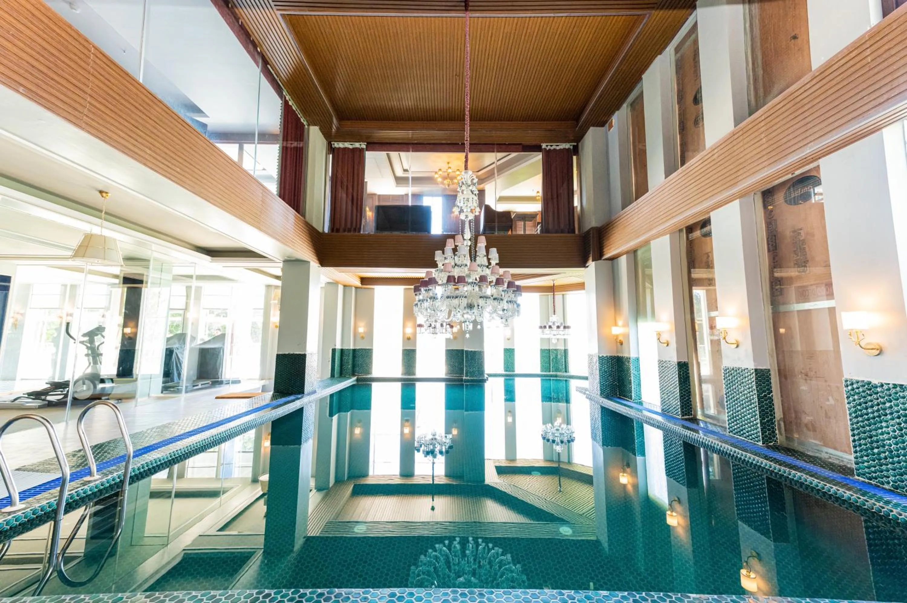 Pool view in The Manor Sports and Wellness Hotel