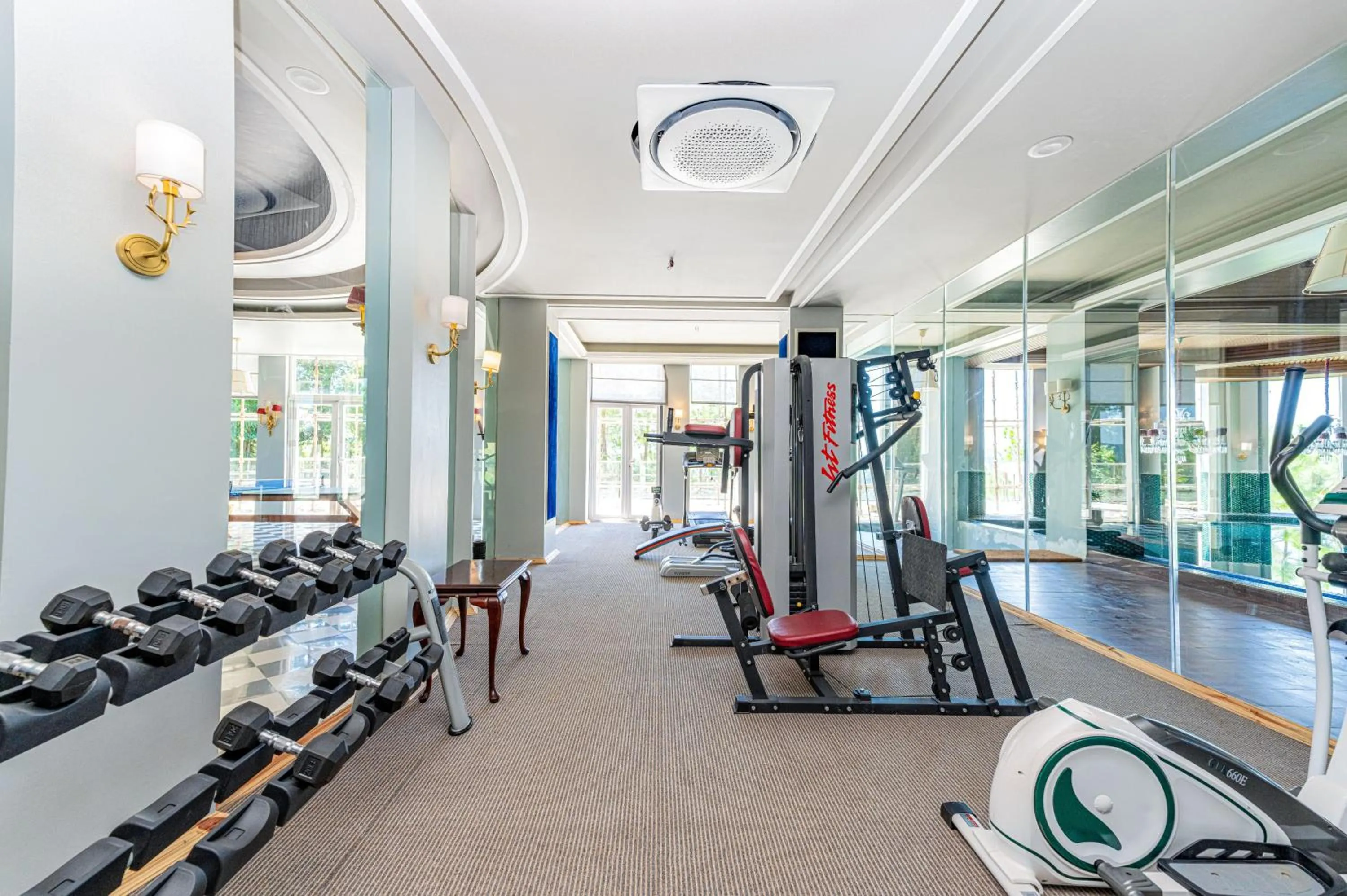 Fitness centre/facilities in The Manor Sports and Wellness Hotel