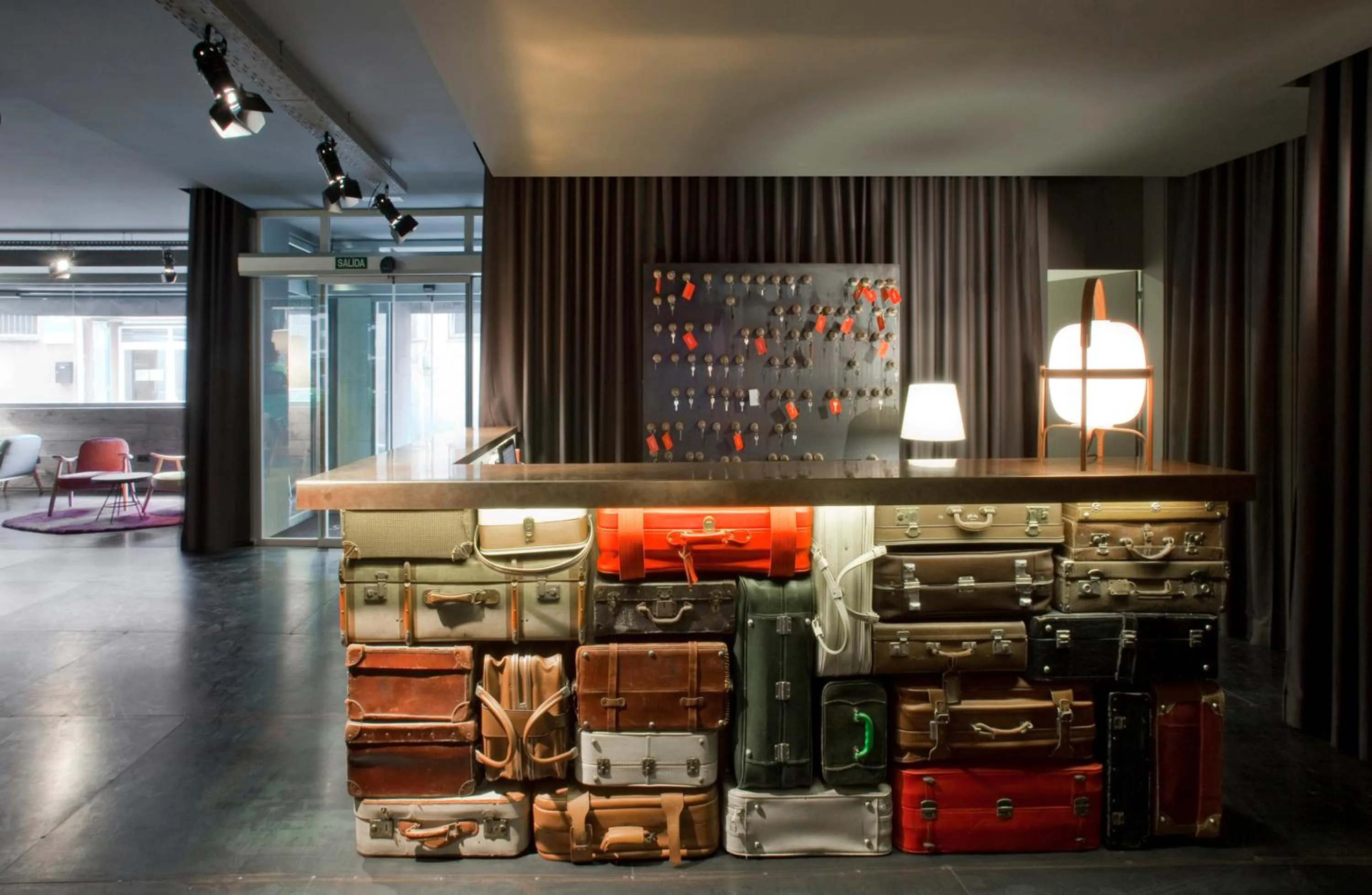 Lobby or reception in Sixties Ramblas