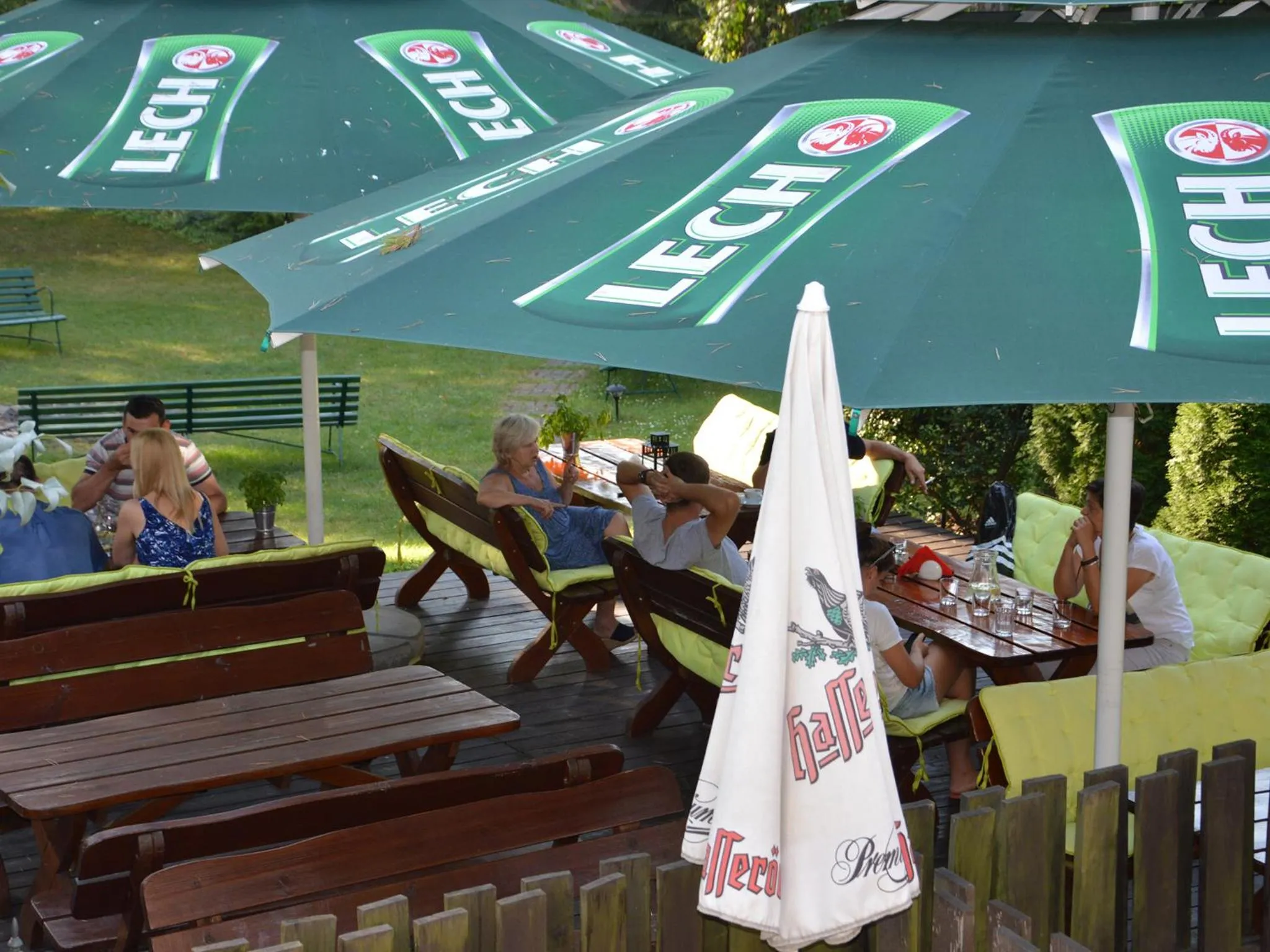 Balcony/Terrace in Leśny Dworek