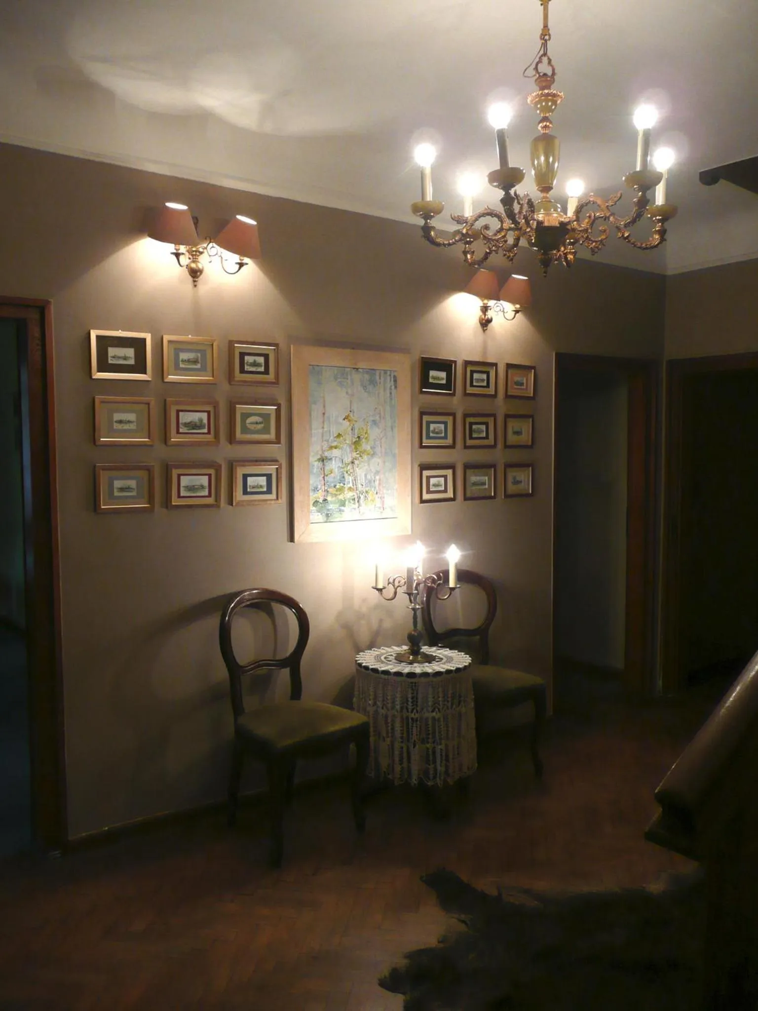 Lobby or reception in Leśny Dworek