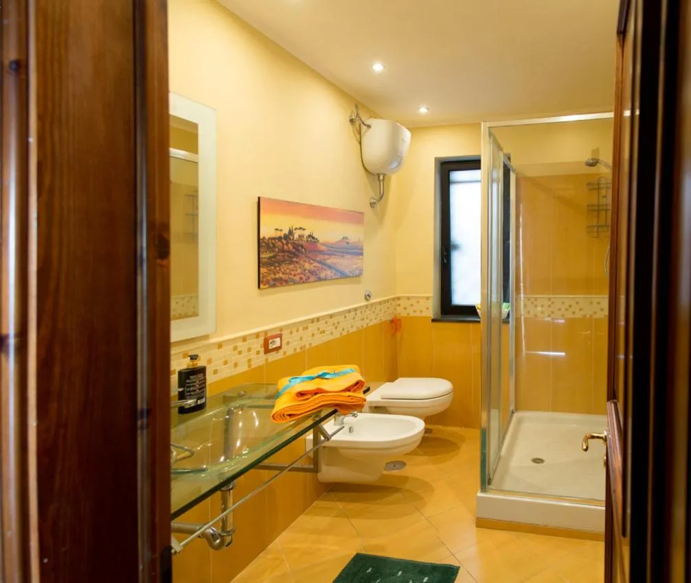 Bathroom in Garden on the Sea
