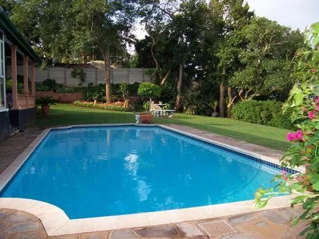 Pool view in Birdcage B&B
