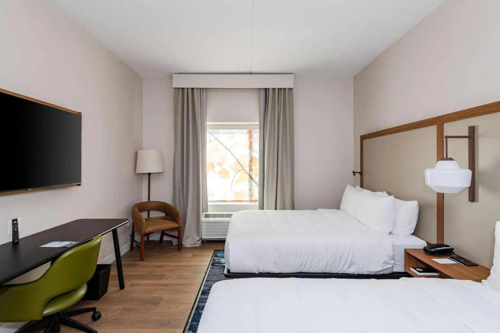 Bed in Fairfield Inn & Suites Dayton Beavercreek