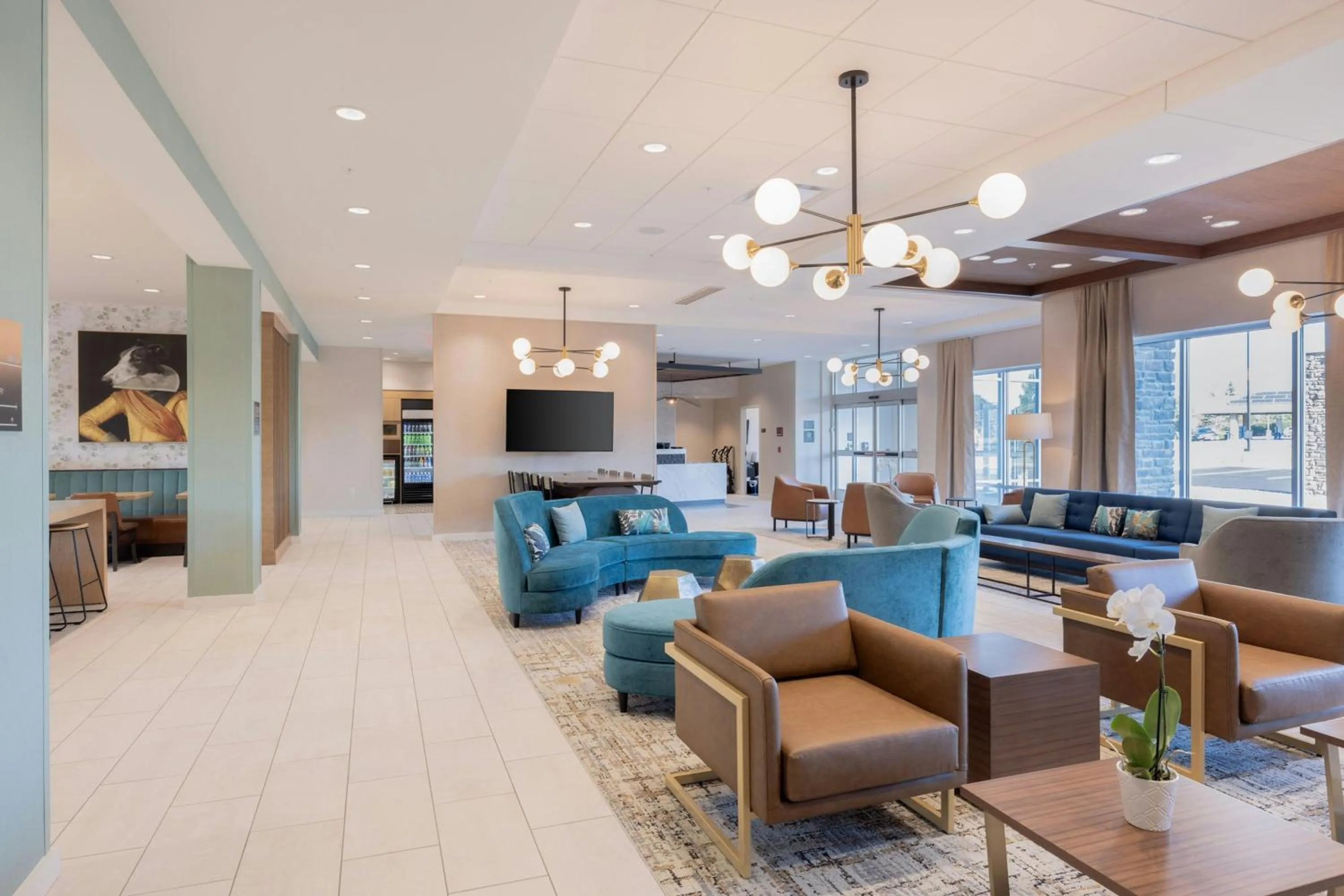 Lobby or reception in TownePlace Suites Dayton Beavercreek