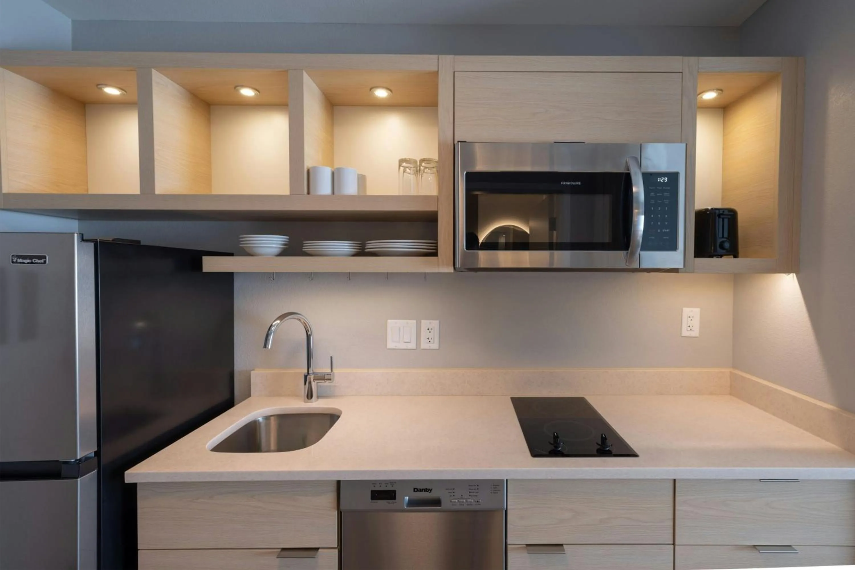 Kitchen or kitchenette in TownePlace Suites Dayton Beavercreek