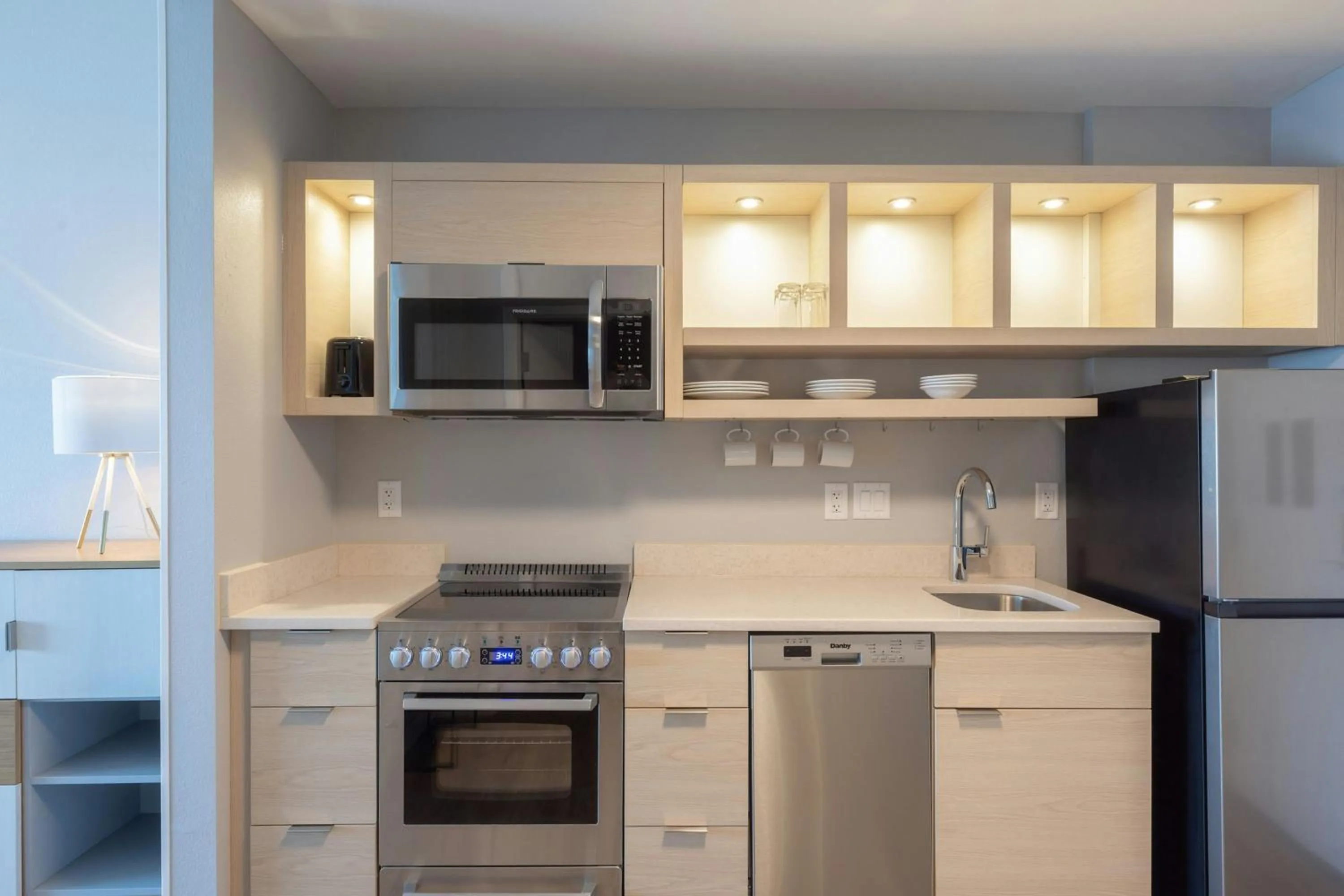 Kitchen or kitchenette in TownePlace Suites Dayton Beavercreek