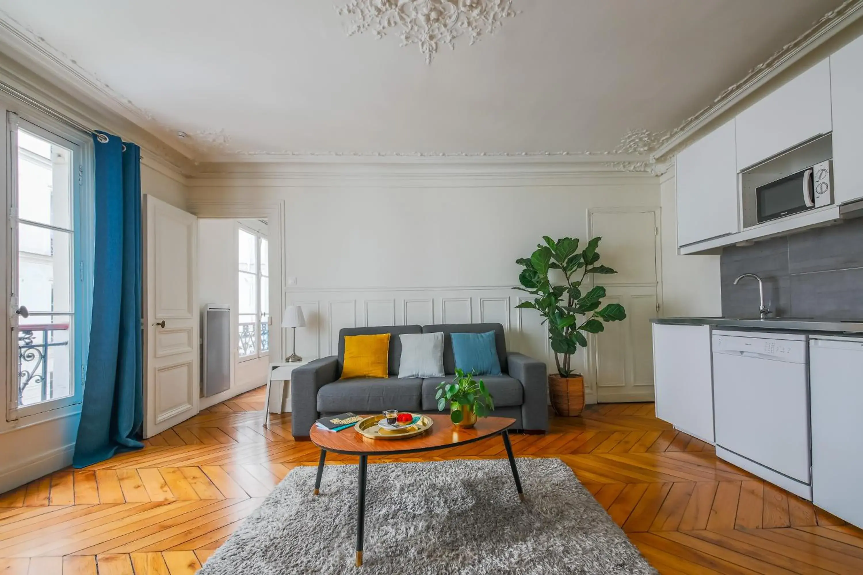 Living room in Appartements Bergère Living room in Appartements Bergère