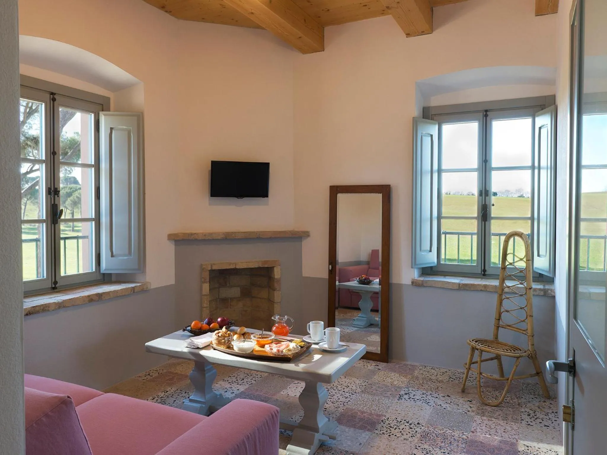 Living room in I Casali del Pino