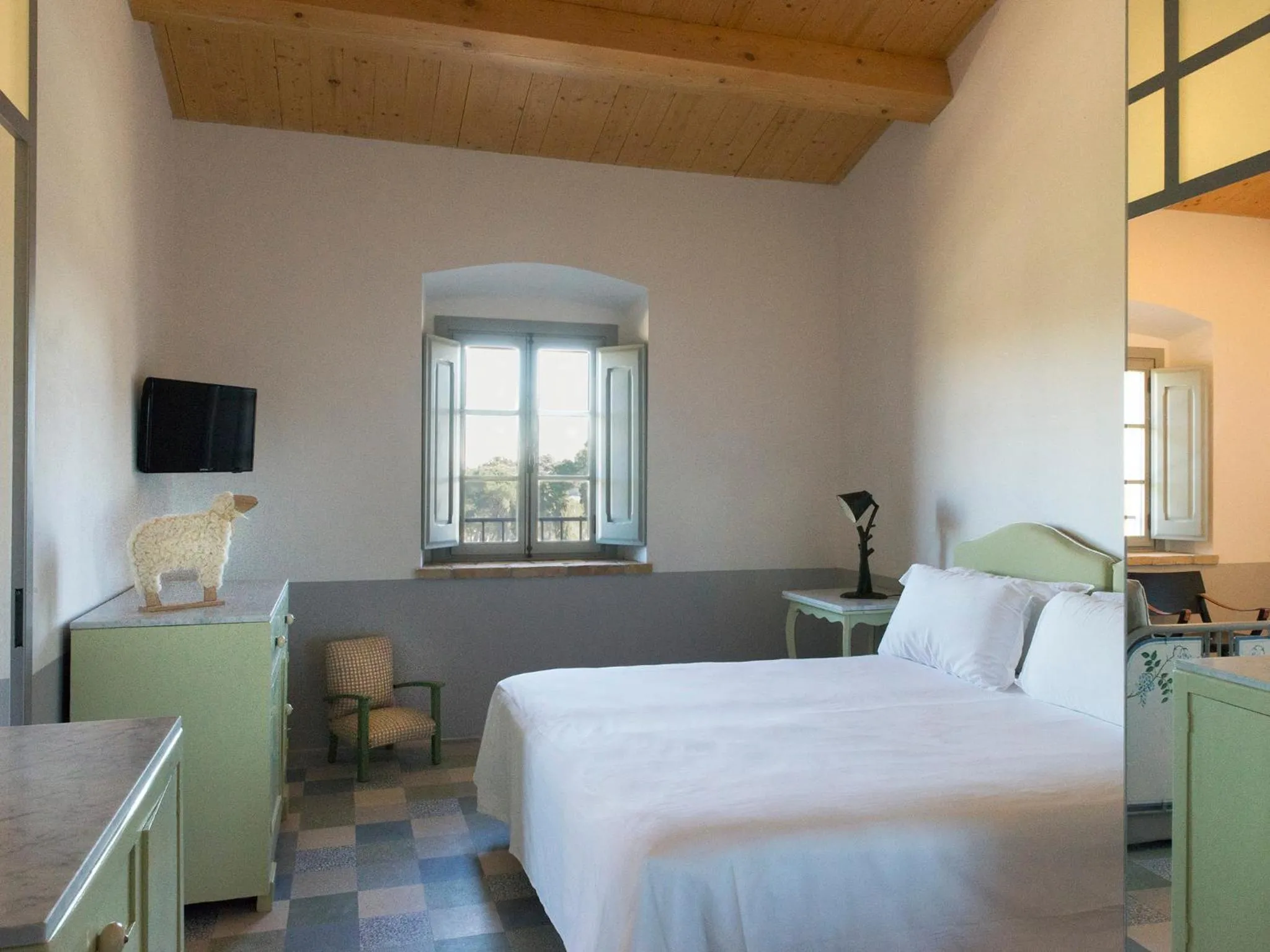 Photo of the whole room, Bed in I Casali del Pino