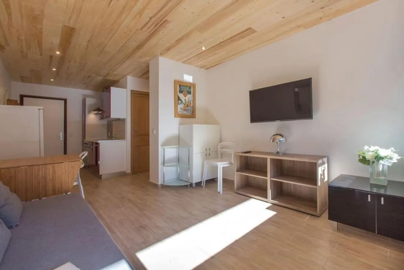 Communal lounge/ TV room in Résidence Le Relax - Megève Centre