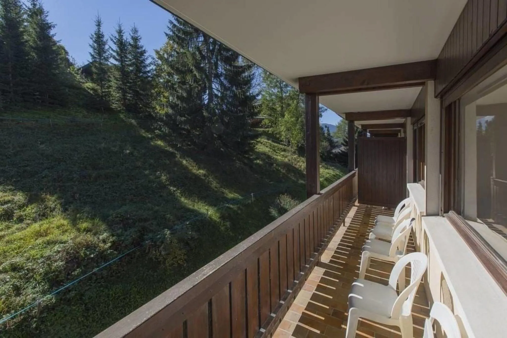 Balcony/Terrace in Résidence Le Relax - Megève Centre