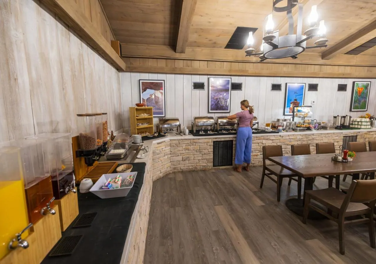 Buffet breakfast in Stovepipe Wells Village