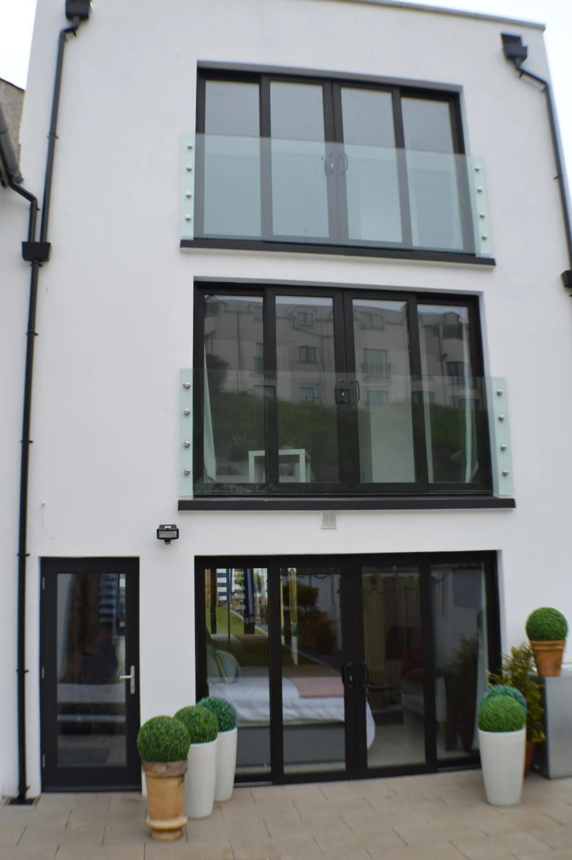 Garden view in Pier39Portrush Adult Only