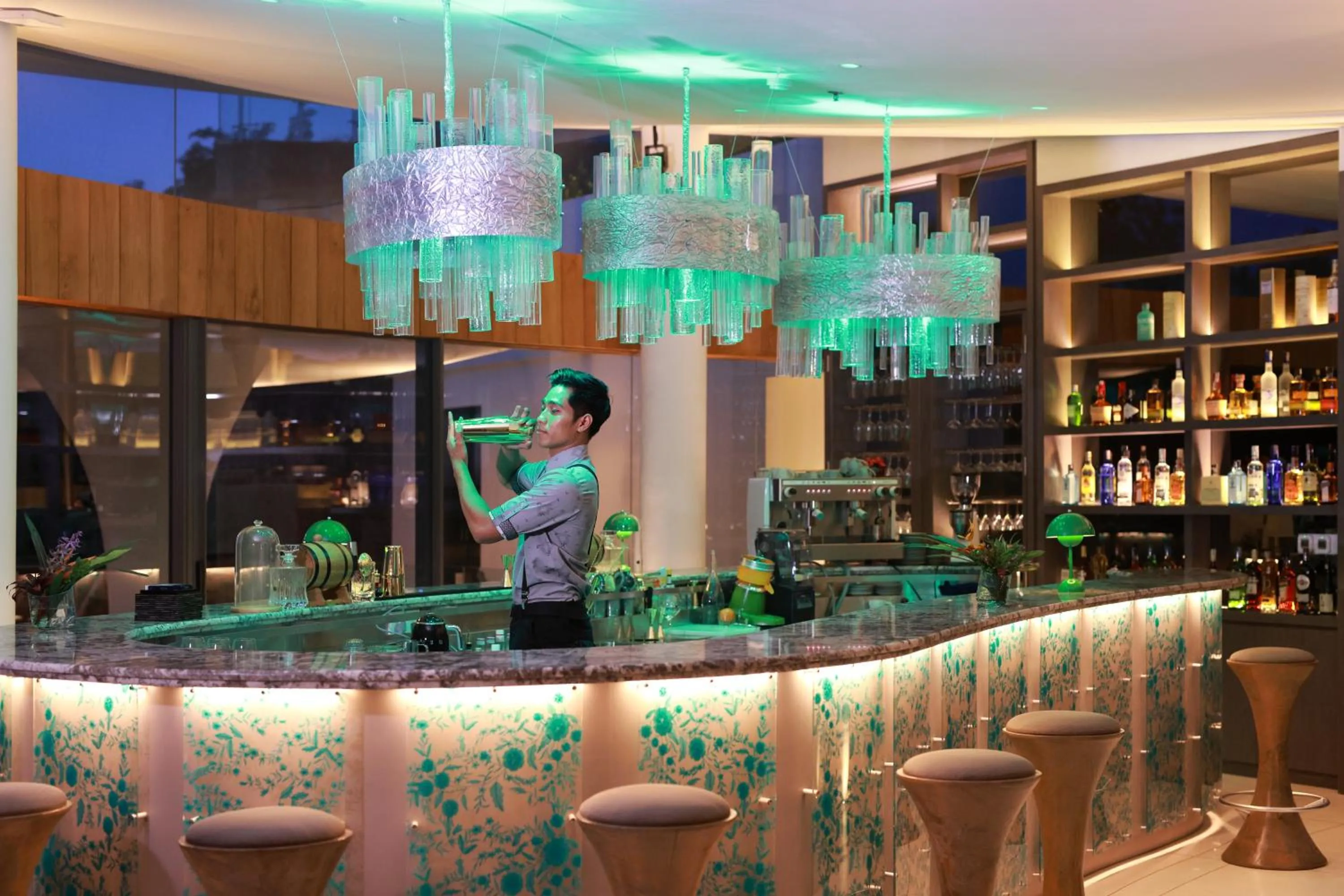 Lounge or bar in Bumi Kinar Skylight