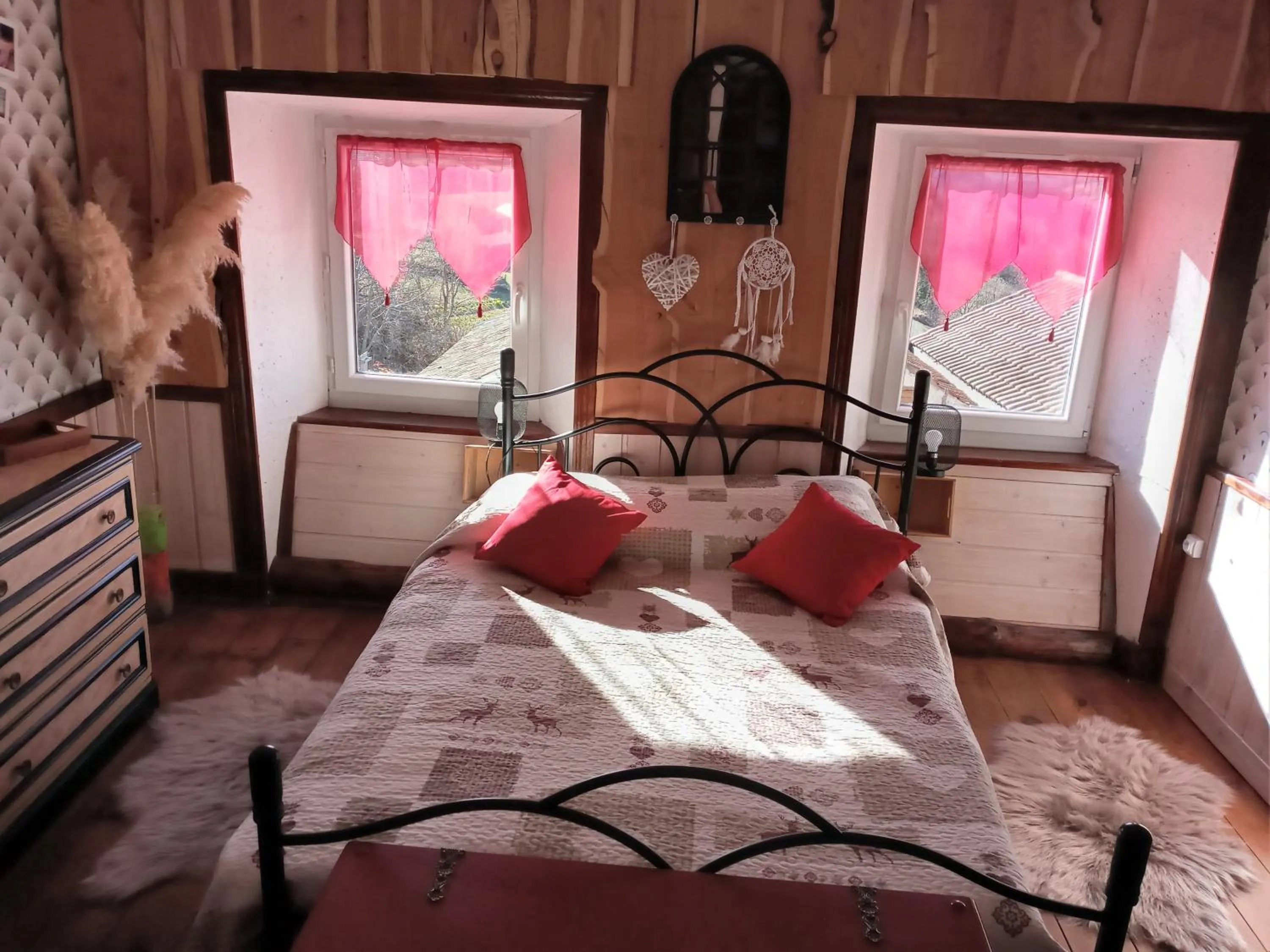 Bed in Le Relais De Rochepaule