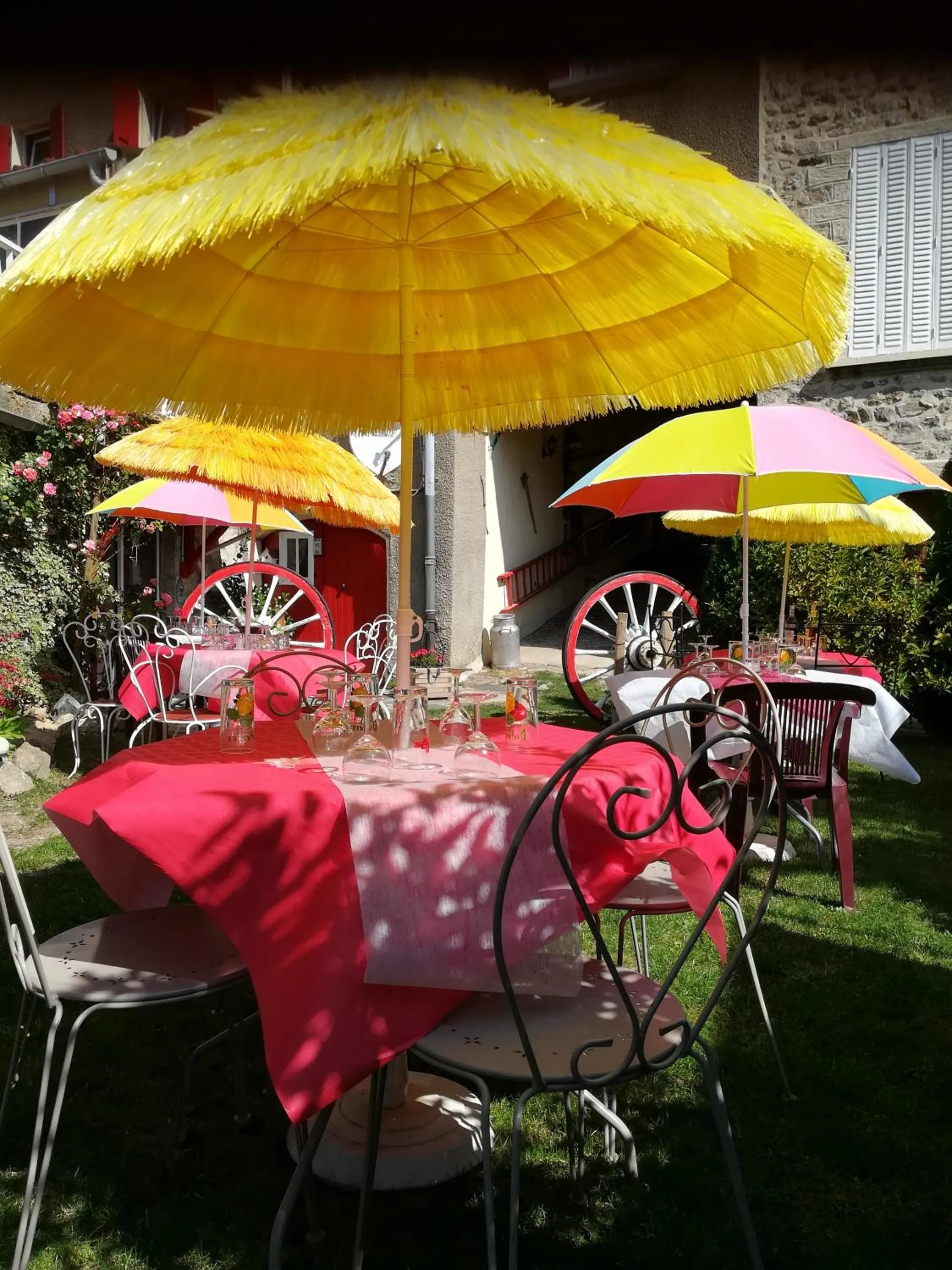 Patio in Le Relais De Rochepaule