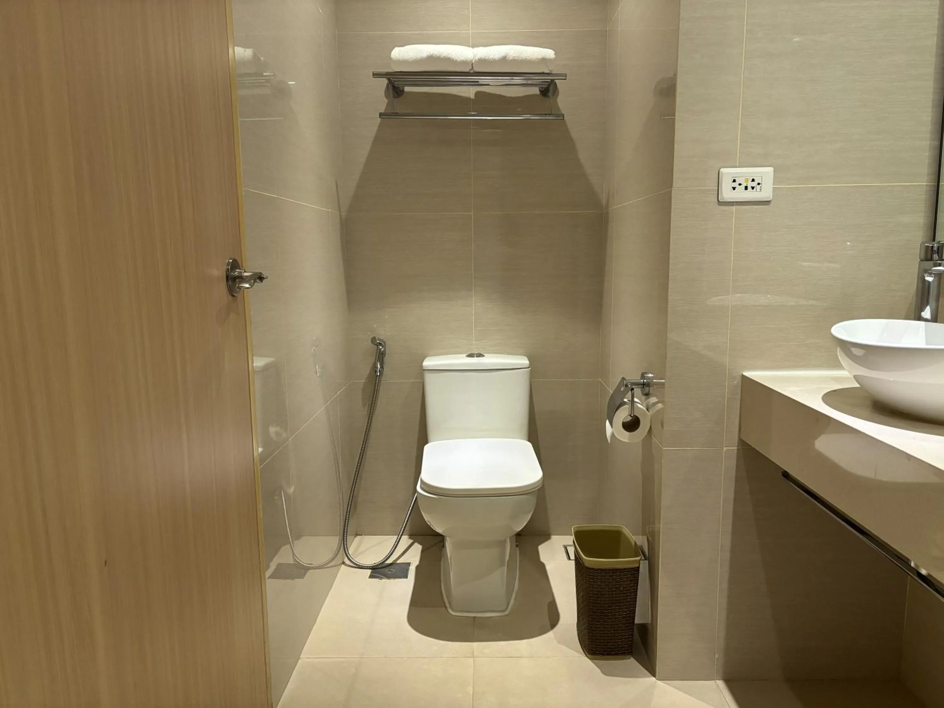 Toilet in Poolside Escape Near Boracay's Iconic Keyhole