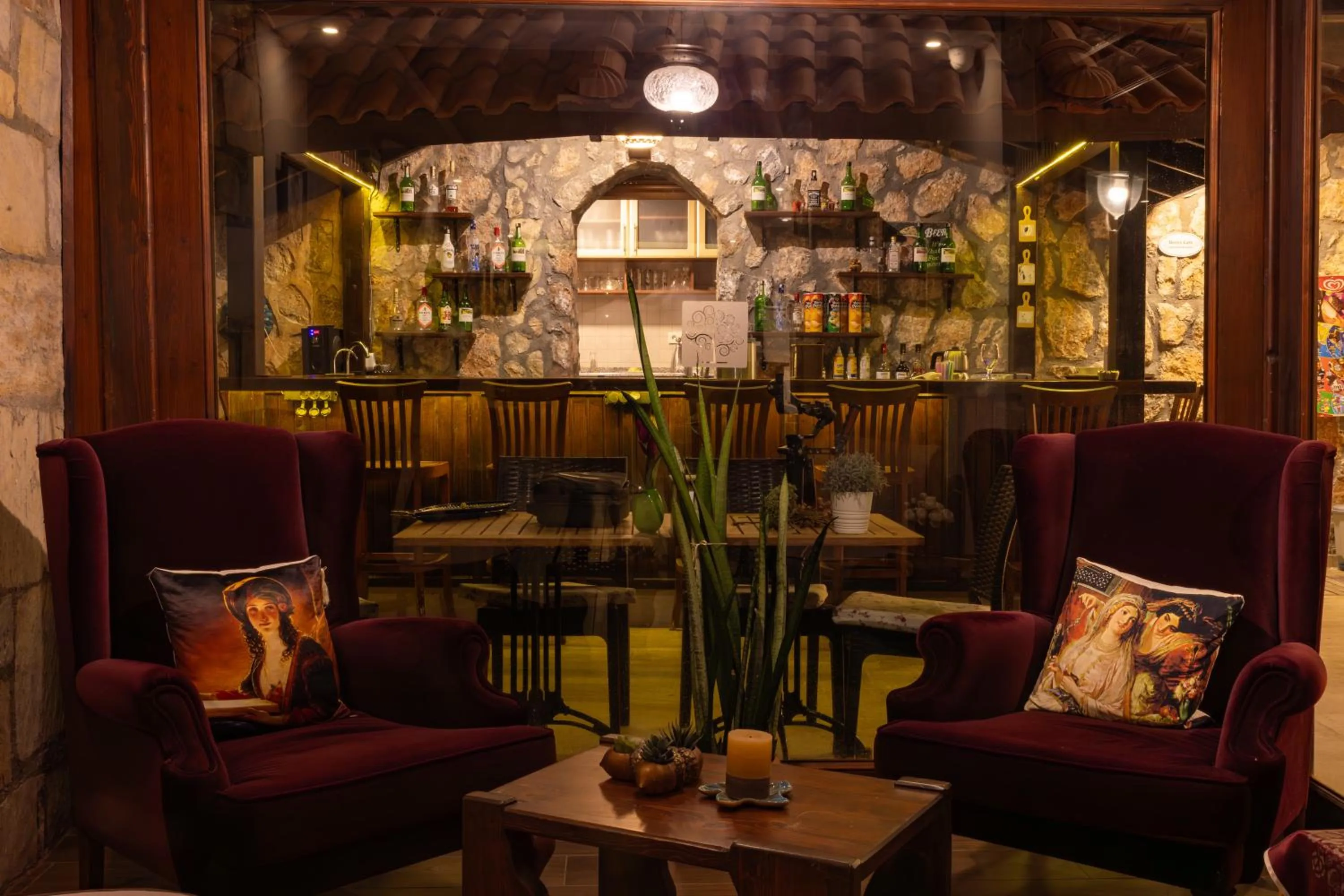 Lounge or bar in Dores Residence