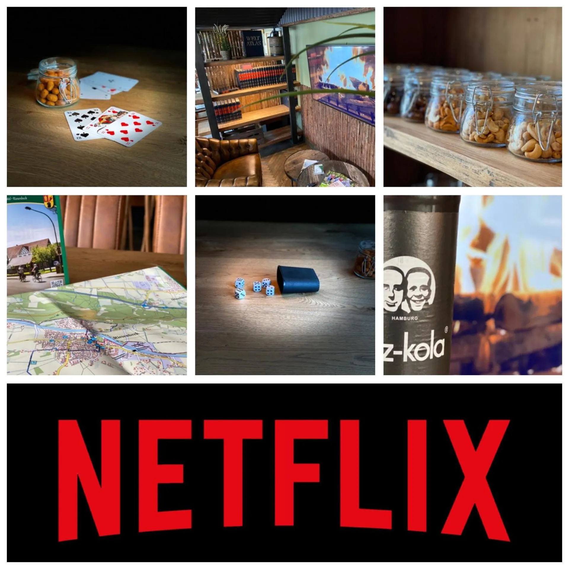 Communal lounge/ TV room in Privathotel Riesenbeck