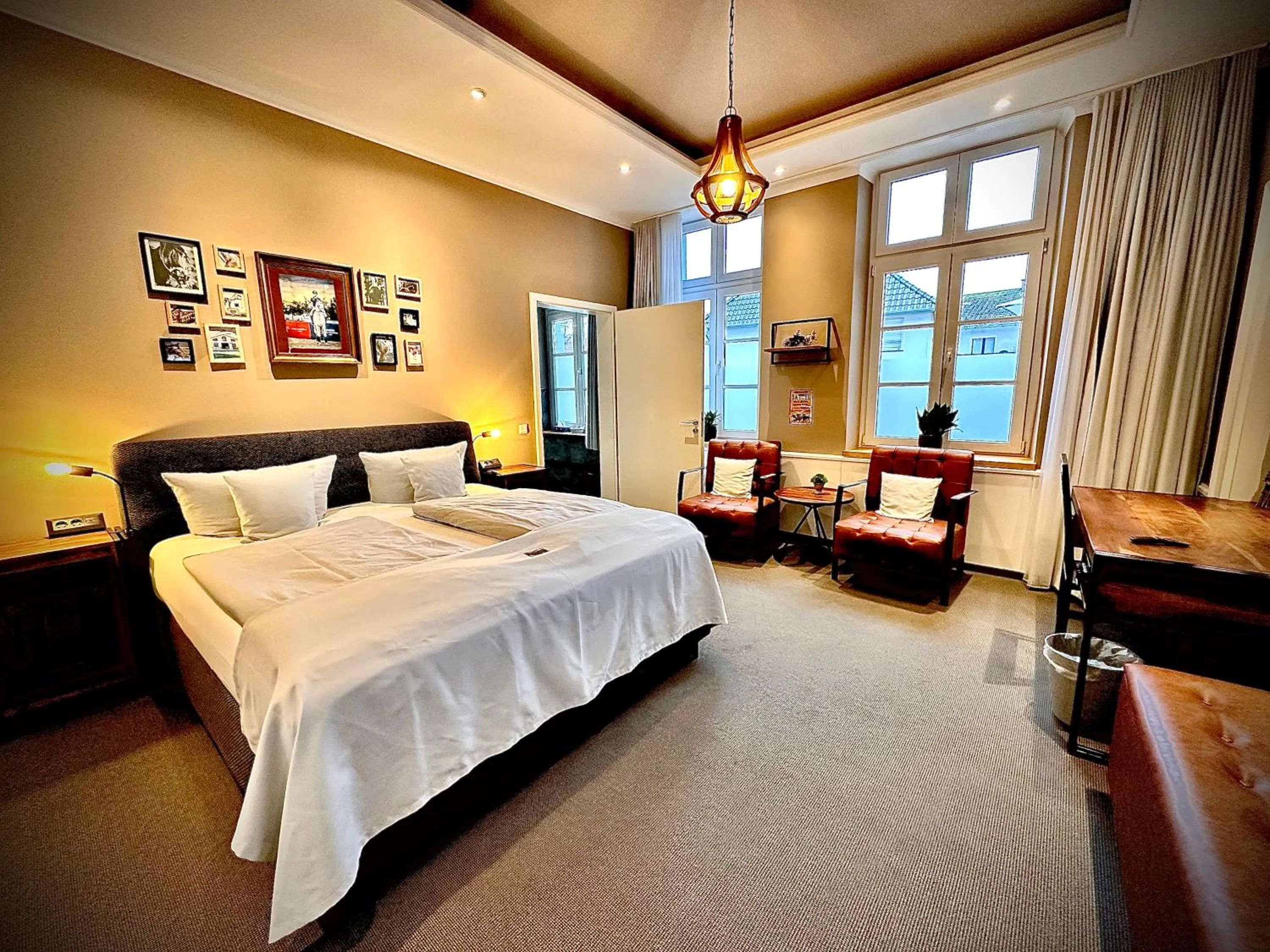 Photo of the whole room, Bed in Privathotel Riesenbeck