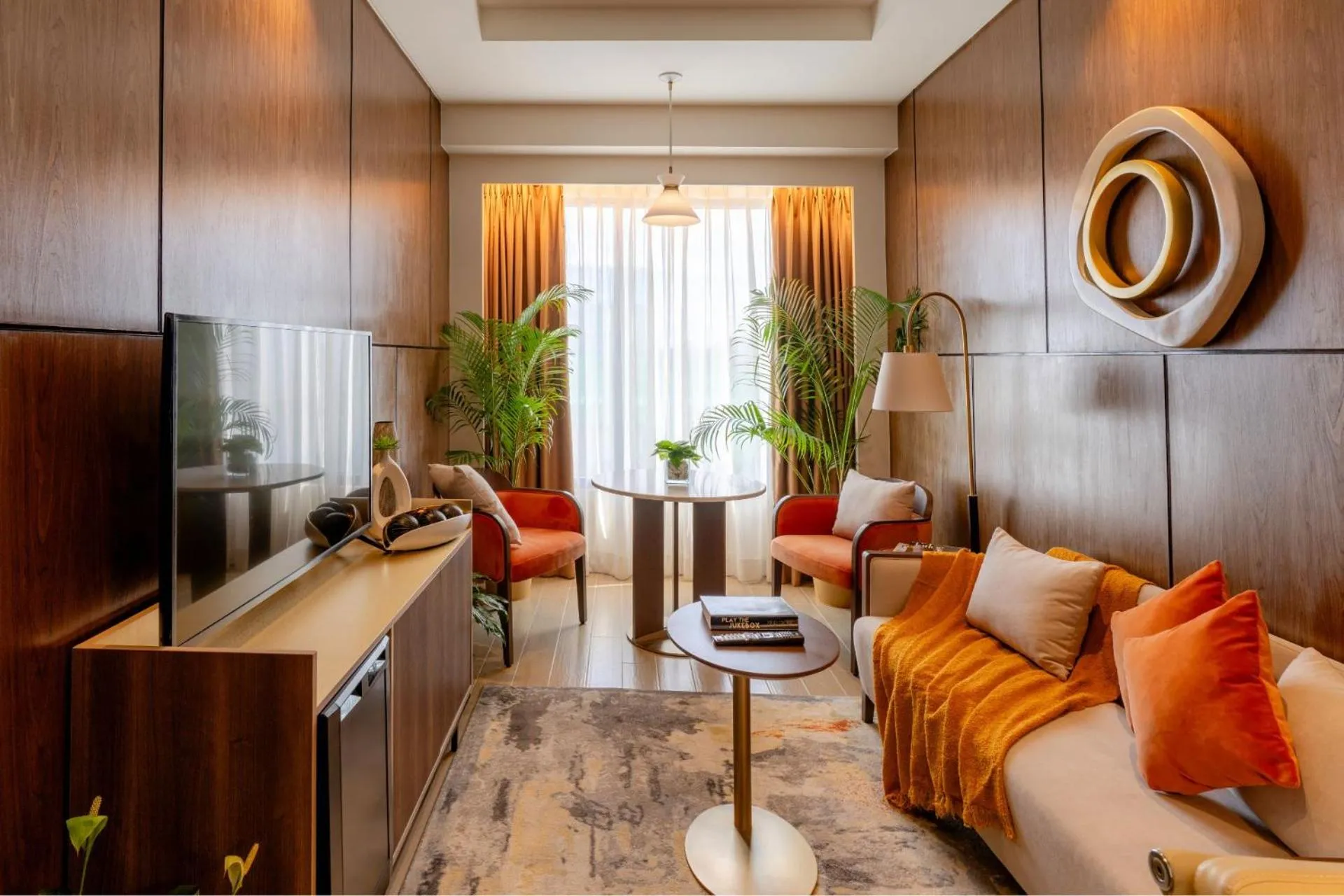 Living room in Modern City Stay Near Manila Bay Attractions