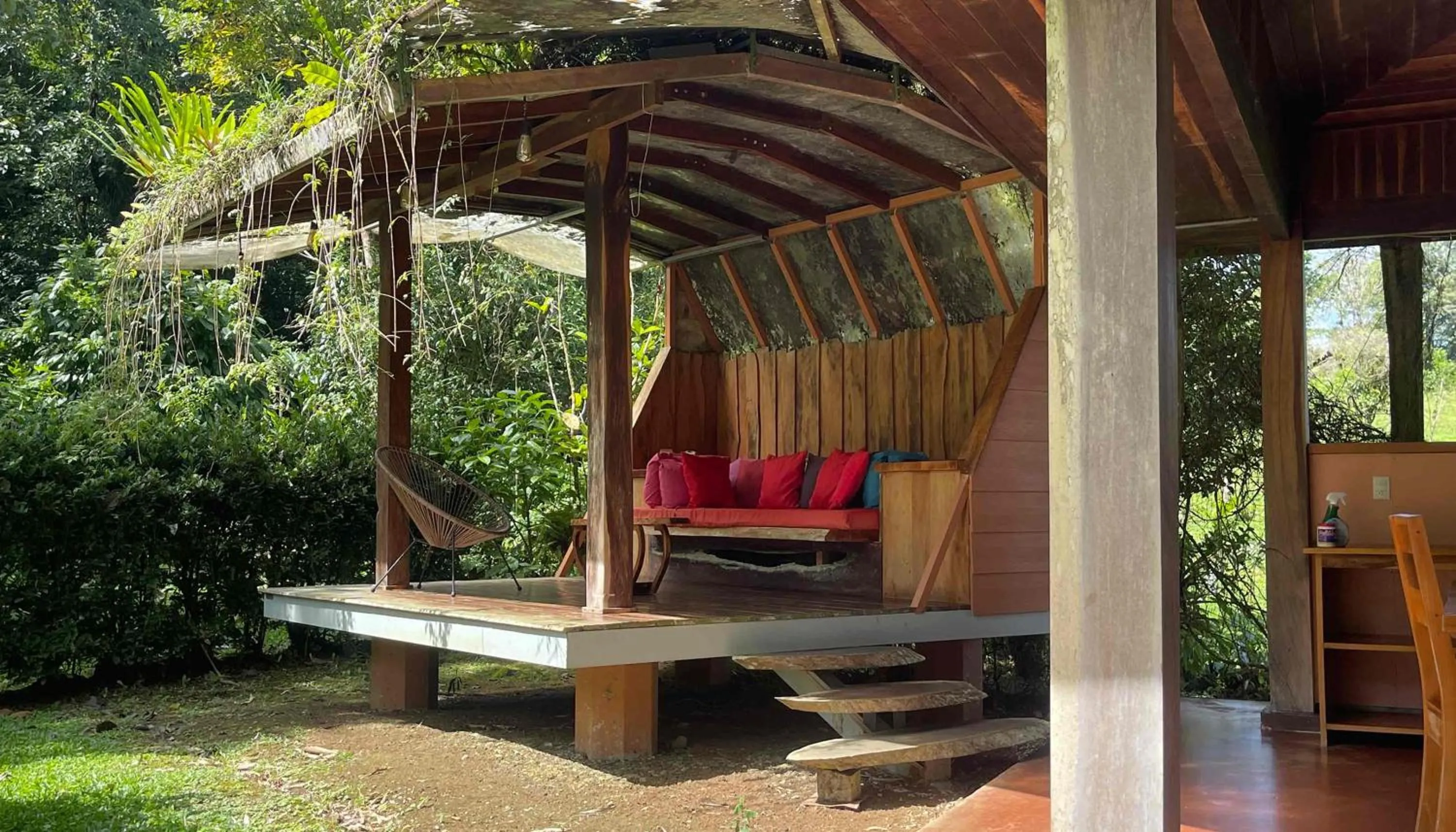 Patio in Mei Tai Cacao Lodge