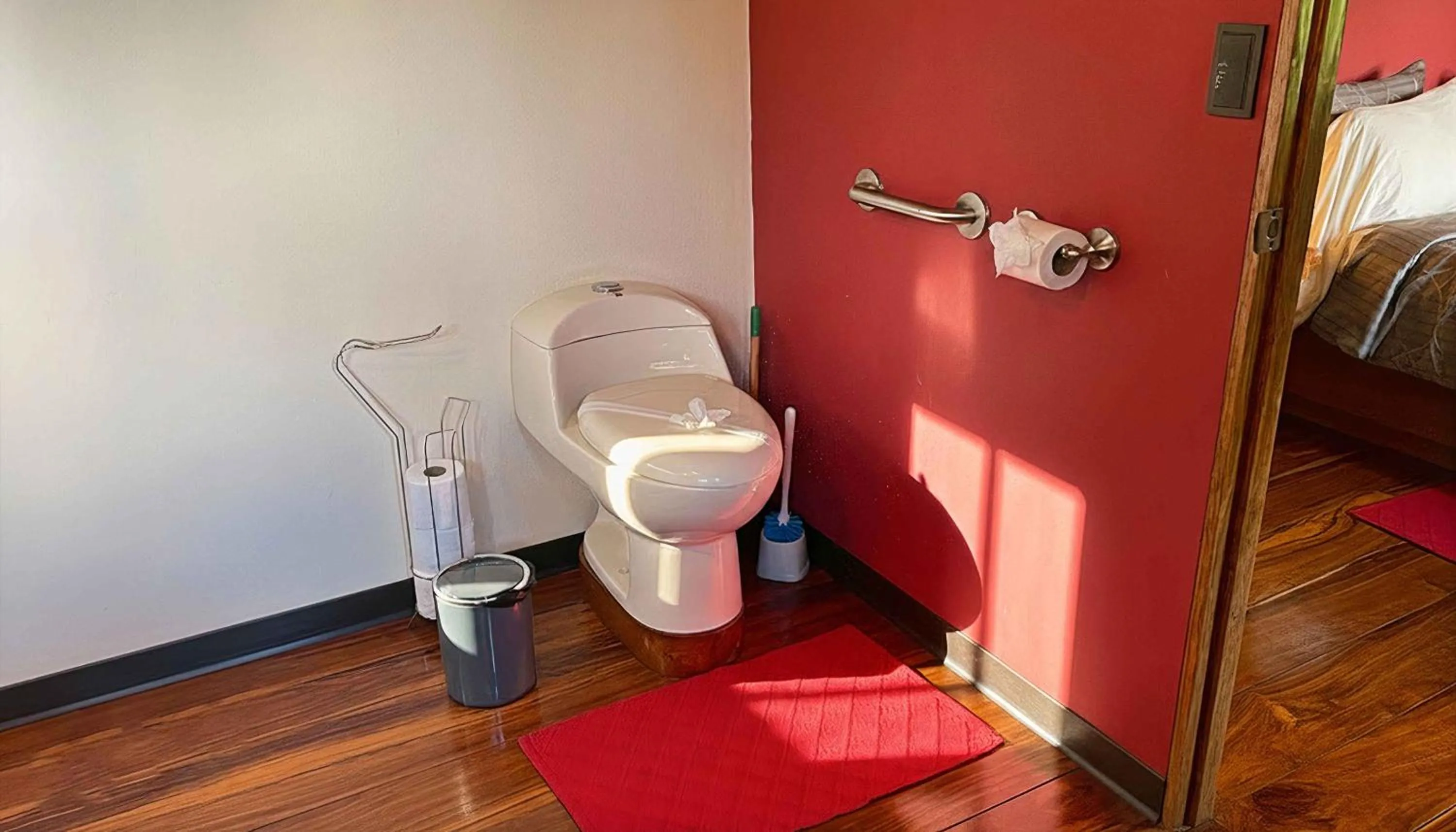 Toilet in Mei Tai Cacao Lodge