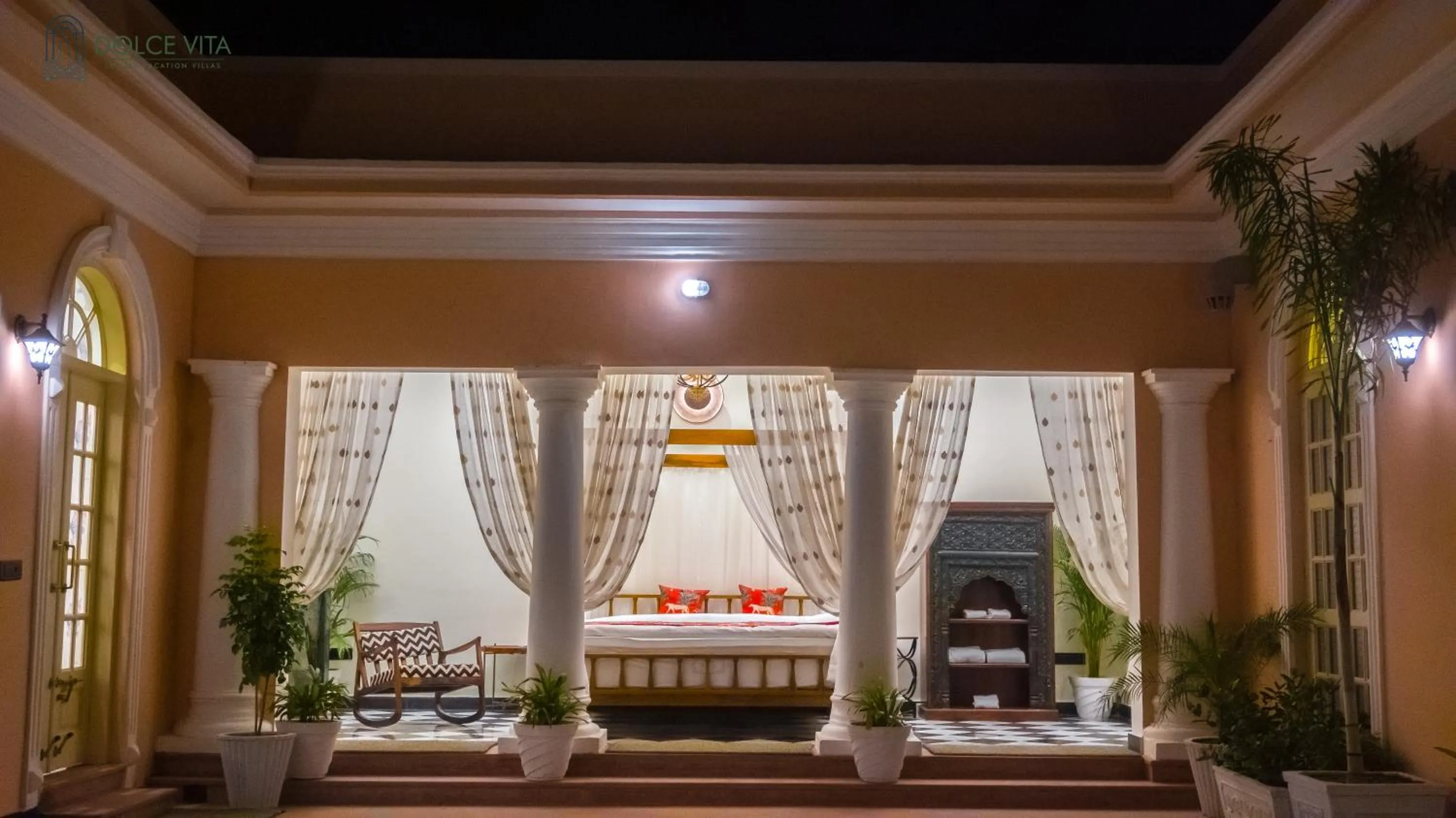 Seating area in Dolce Vita - Luxury Vacation Villas