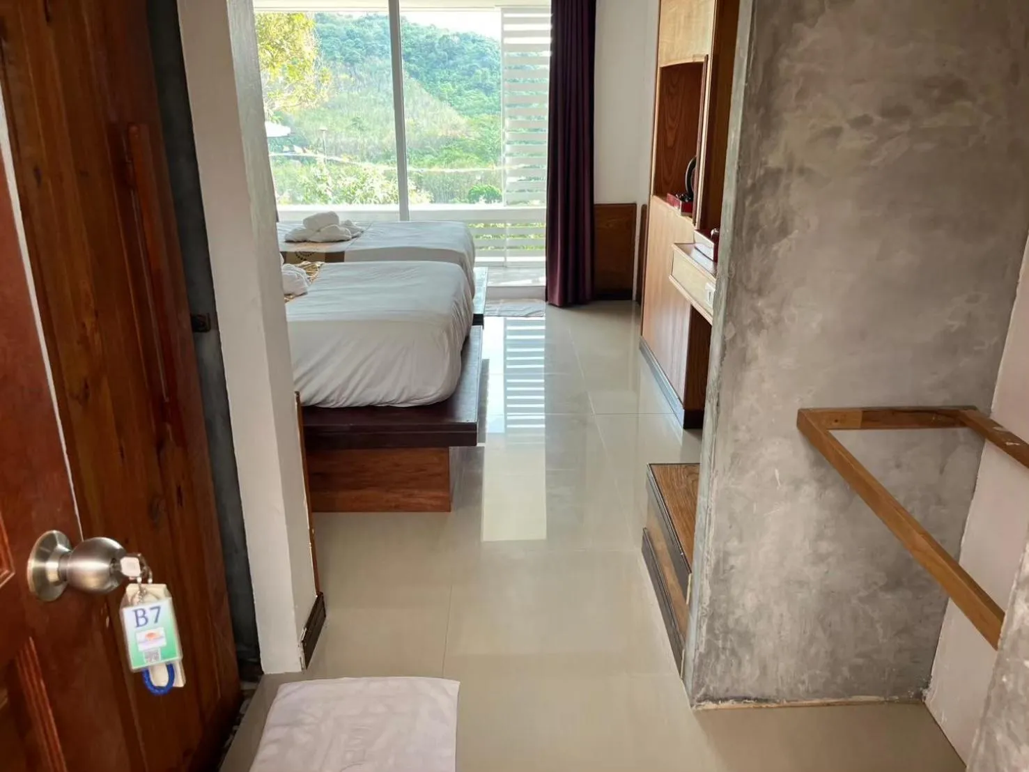 Bed in Phulanta Resort