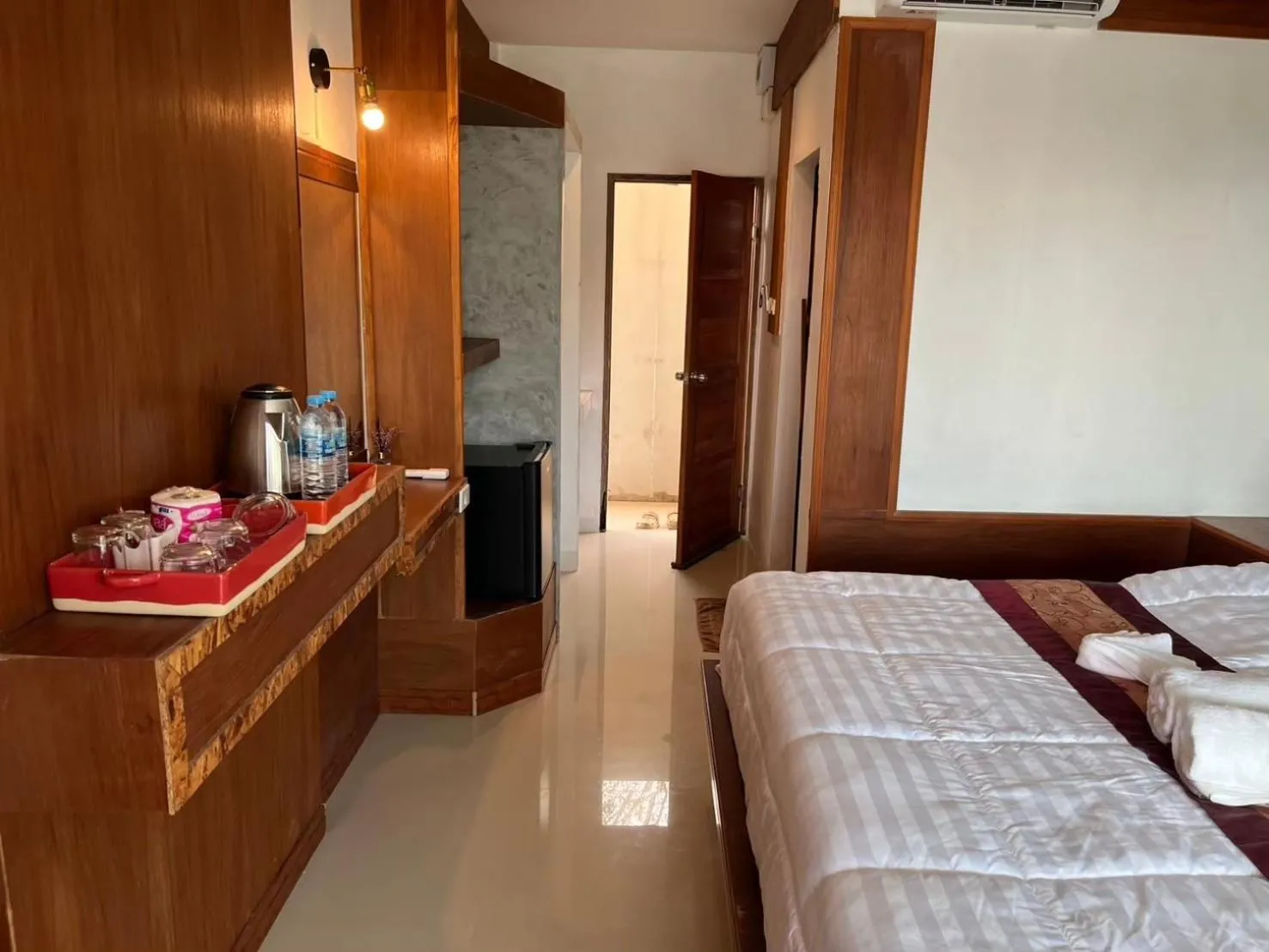 Bed in Phulanta Resort