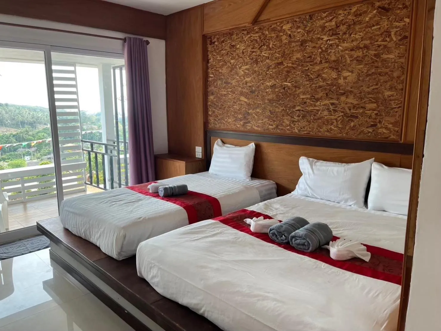 Bed in Phulanta Resort