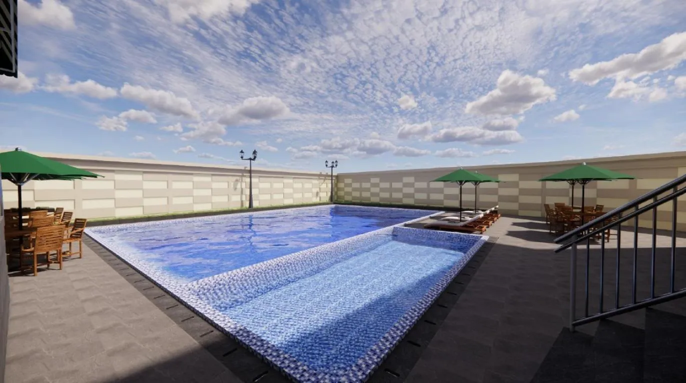 Swimming pool in Sahid Mahata Genteng Banyuwangi