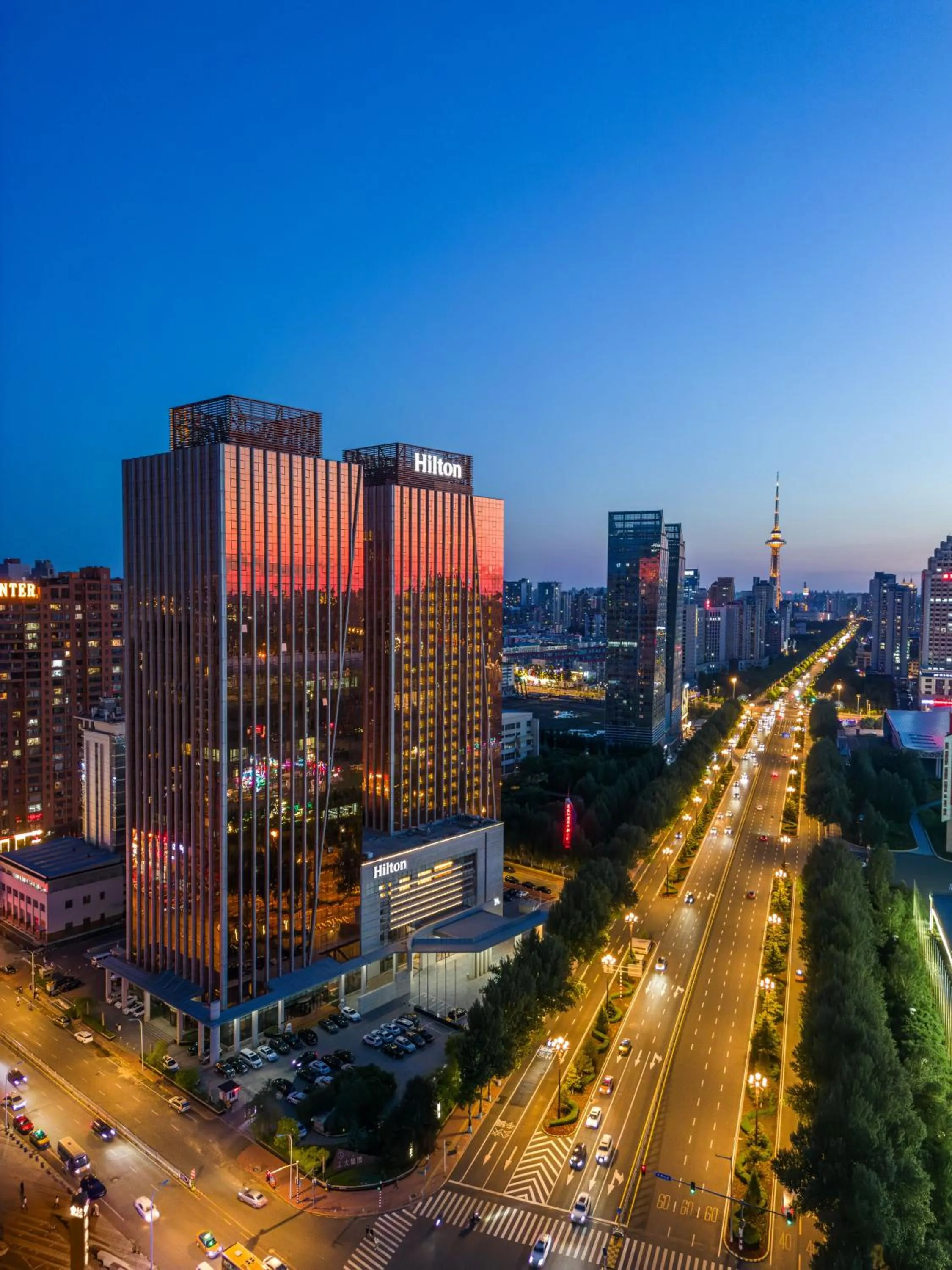 Property building in Hilton Harbin Exhibition Center