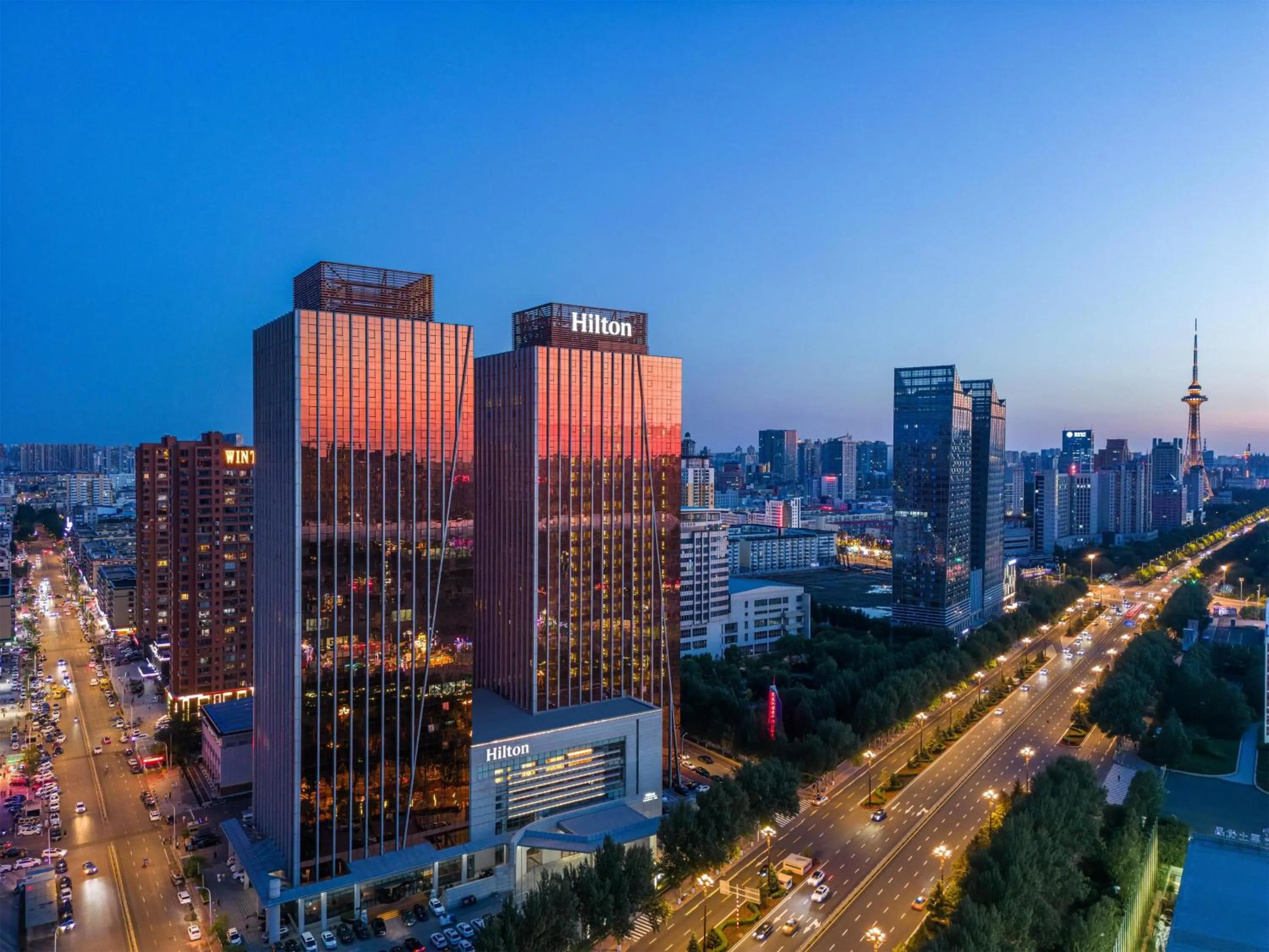 Property building in Hilton Harbin Exhibition Center