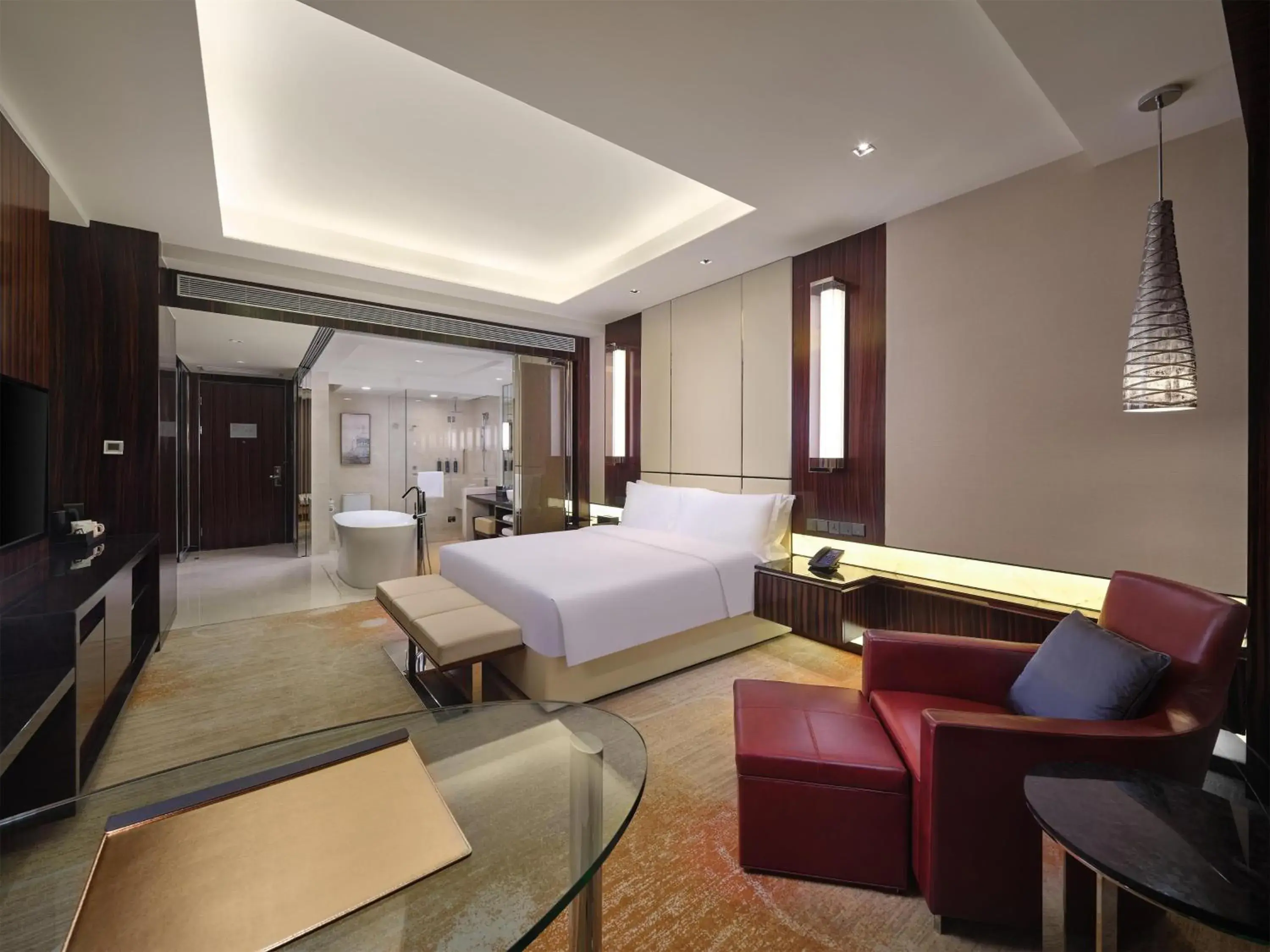 Bed in Hilton Harbin Exhibition Center Bed in Hilton Harbin Exhibition Center