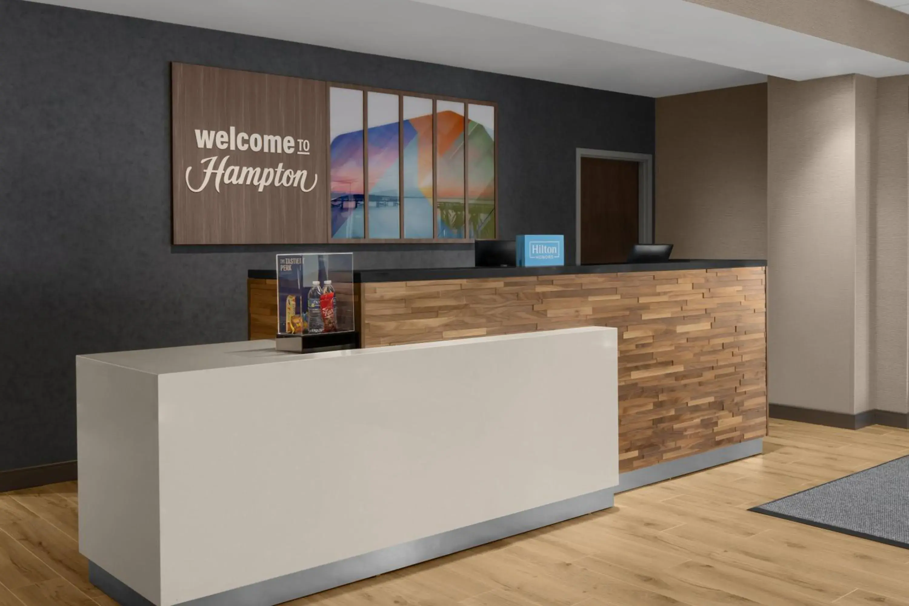 Lobby or reception in Hampton Inn & Suites By Hilton Long Island Farmingdale Lobby or reception in Hampton Inn & Suites By Hilton Long Island Farmingdale