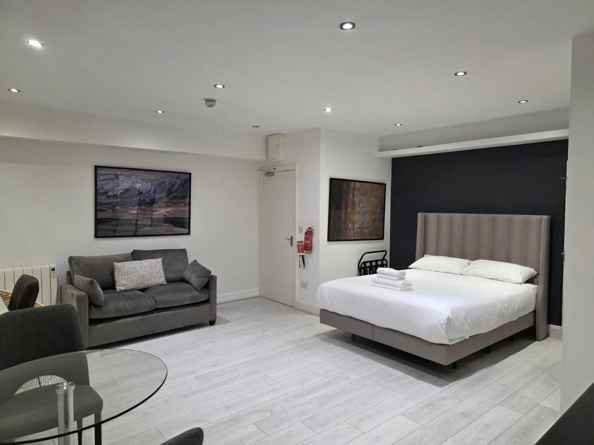 Bed in Dublin Central Suites