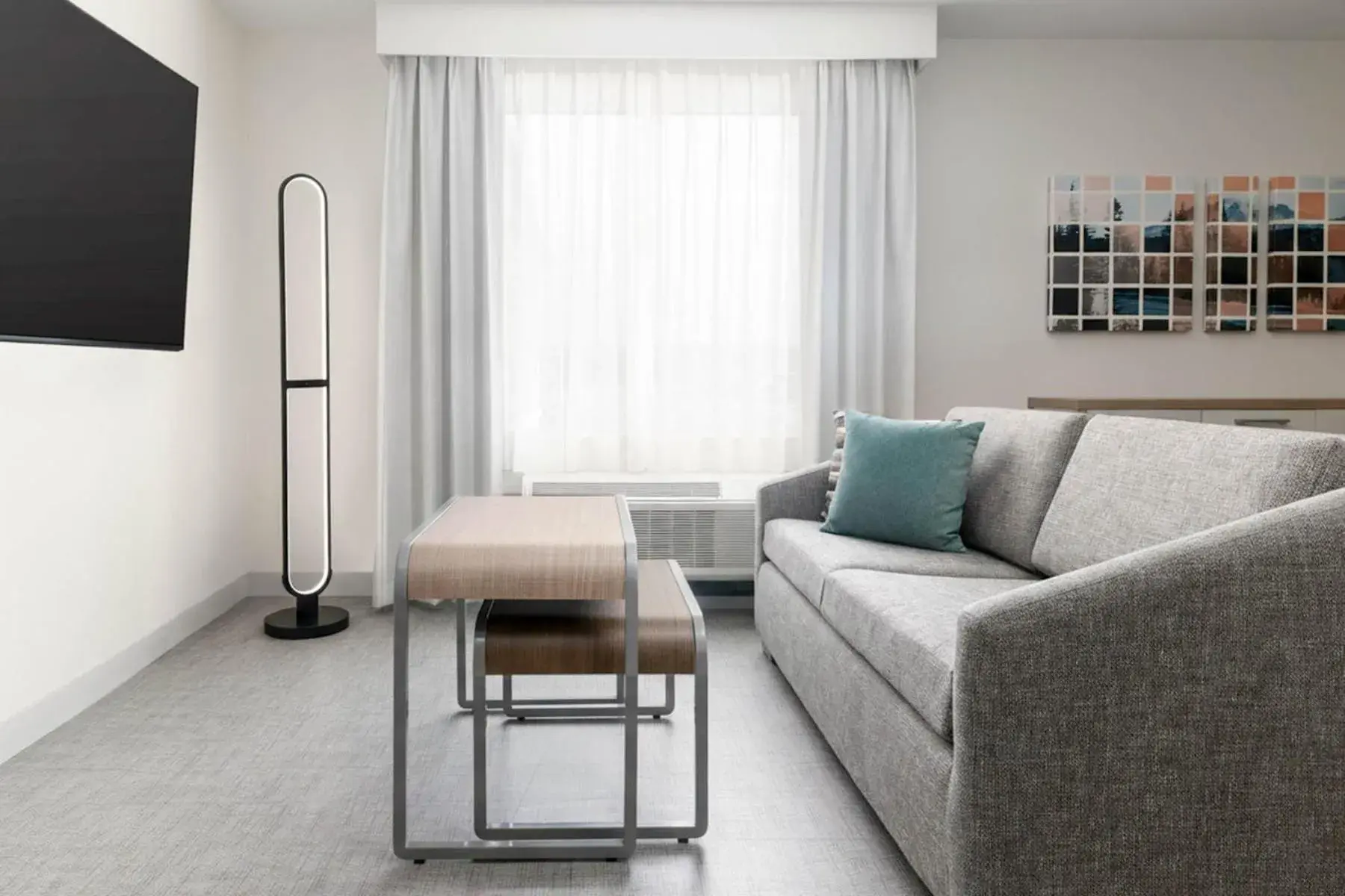 Living room in Homewood Suites By Hilton Puyallup Tacoma Living room in Homewood Suites By Hilton Puyallup Tacoma