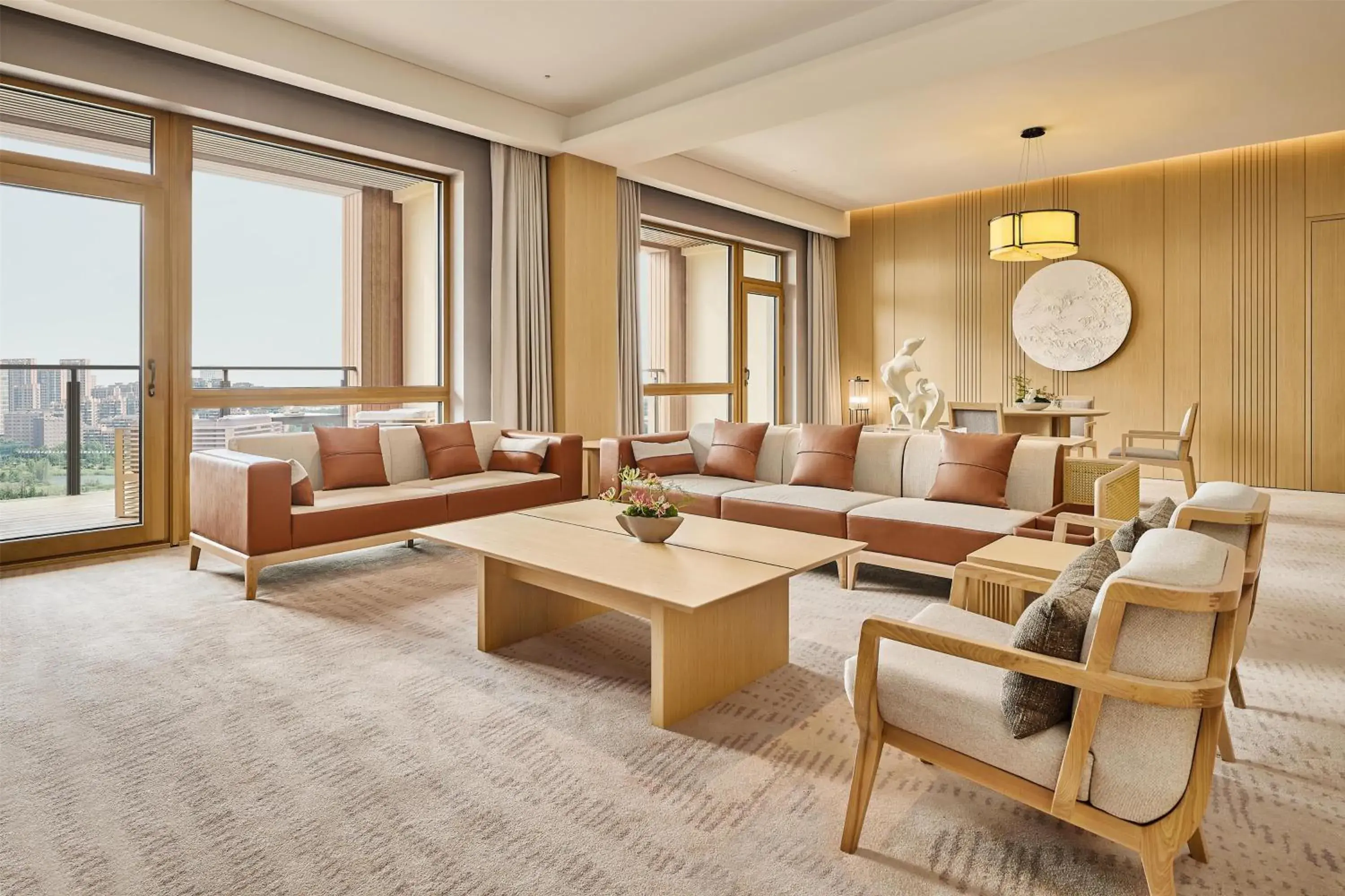 Living room in Secan Hotel Qingdao, Curio Collection By Hilton Living room in Secan Hotel Qingdao, Curio Collection By Hilton