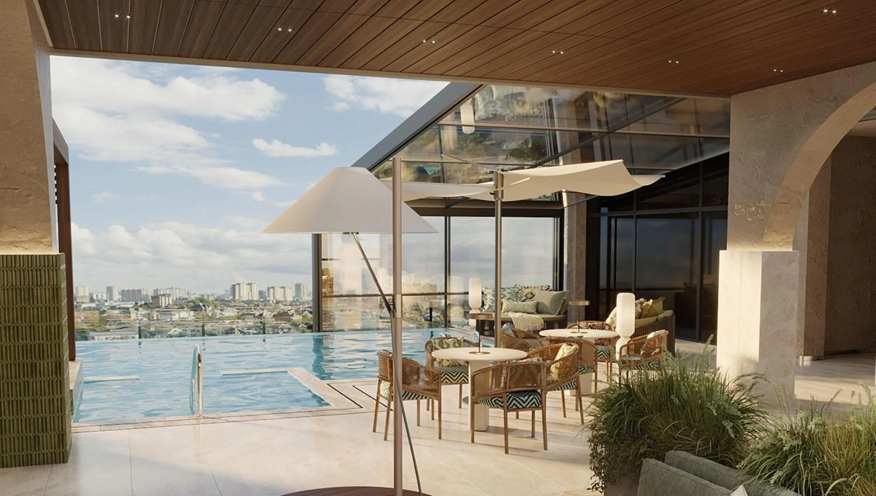 Pool view in Doubletree By Hilton Tashkent