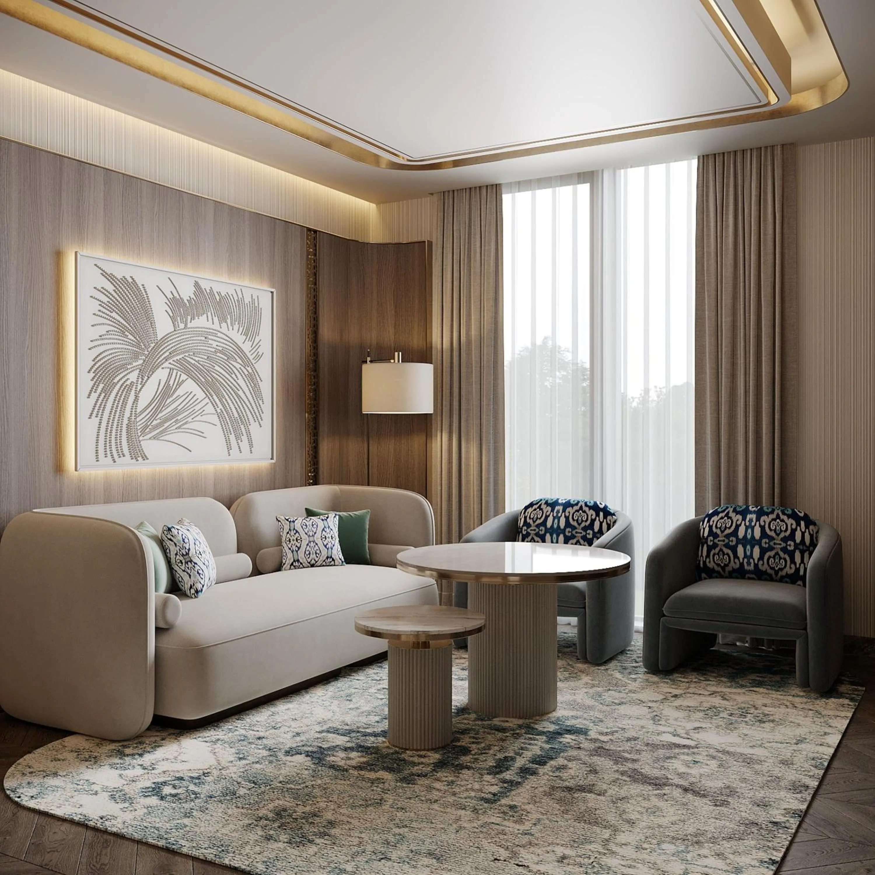 Living room in Doubletree By Hilton Tashkent