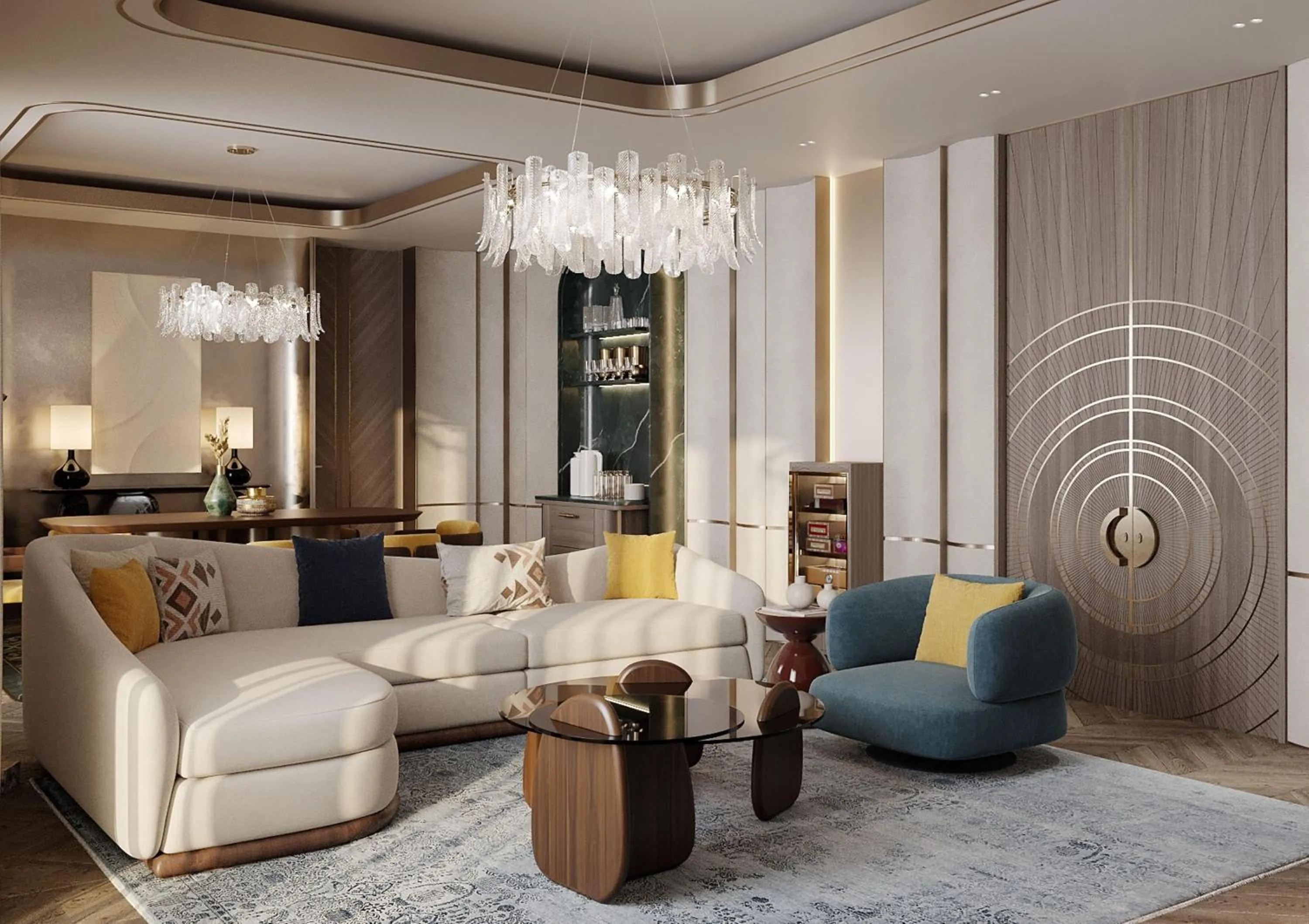 Living room in Doubletree By Hilton Tashkent