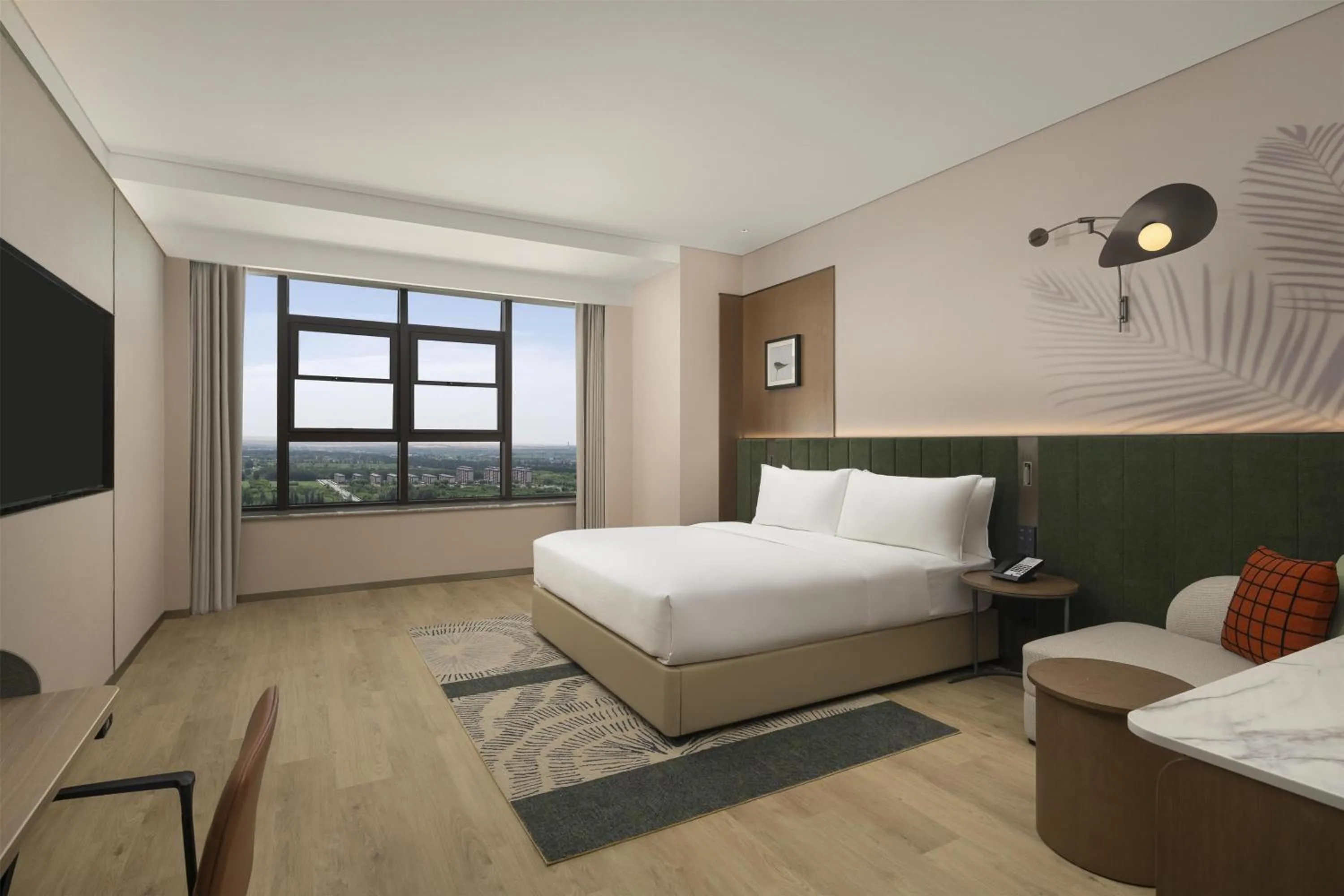 Bed in Hilton Garden Inn Zhongwei Shapotou