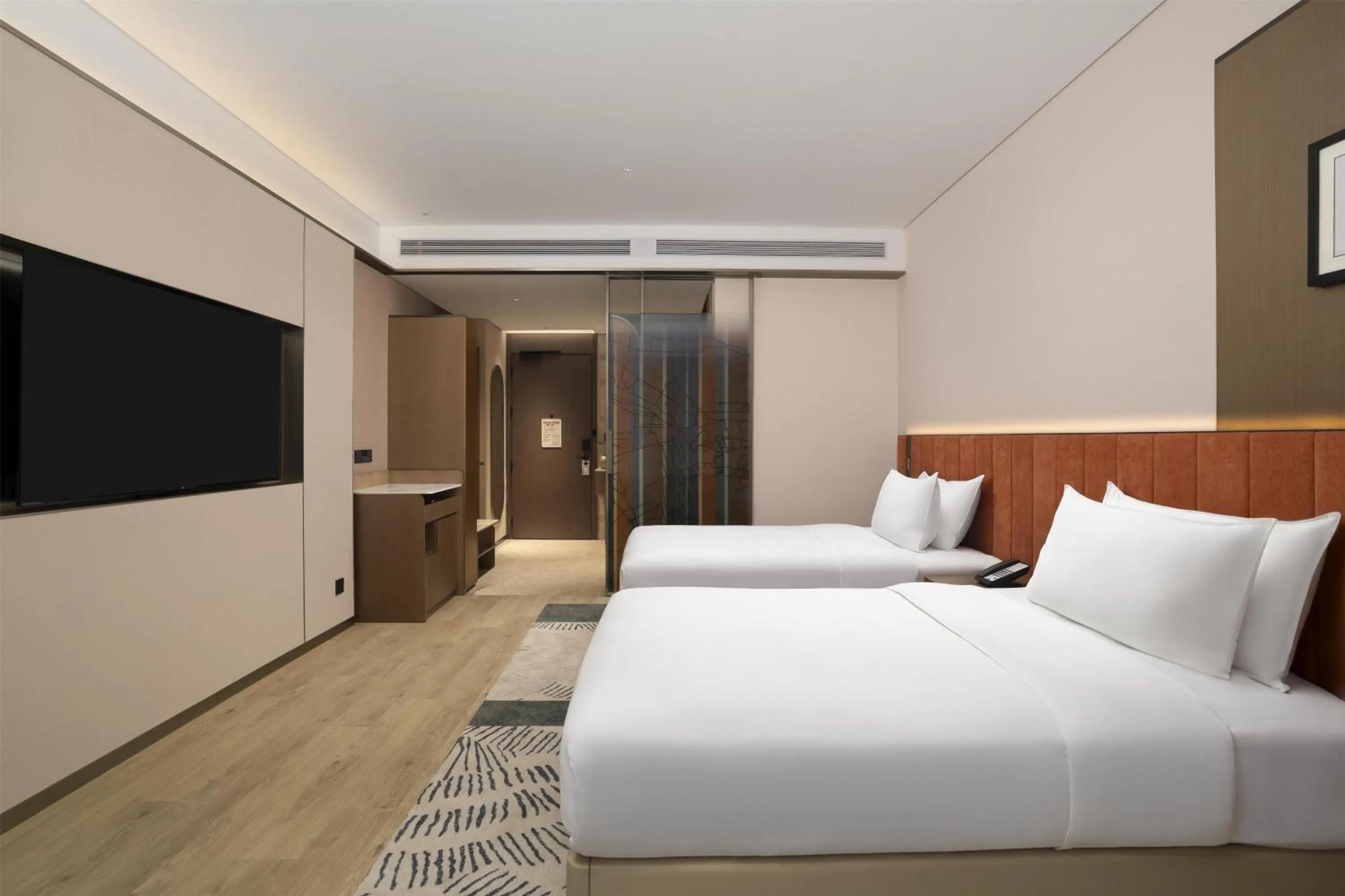 Bed in Hilton Garden Inn Zhongwei Shapotou