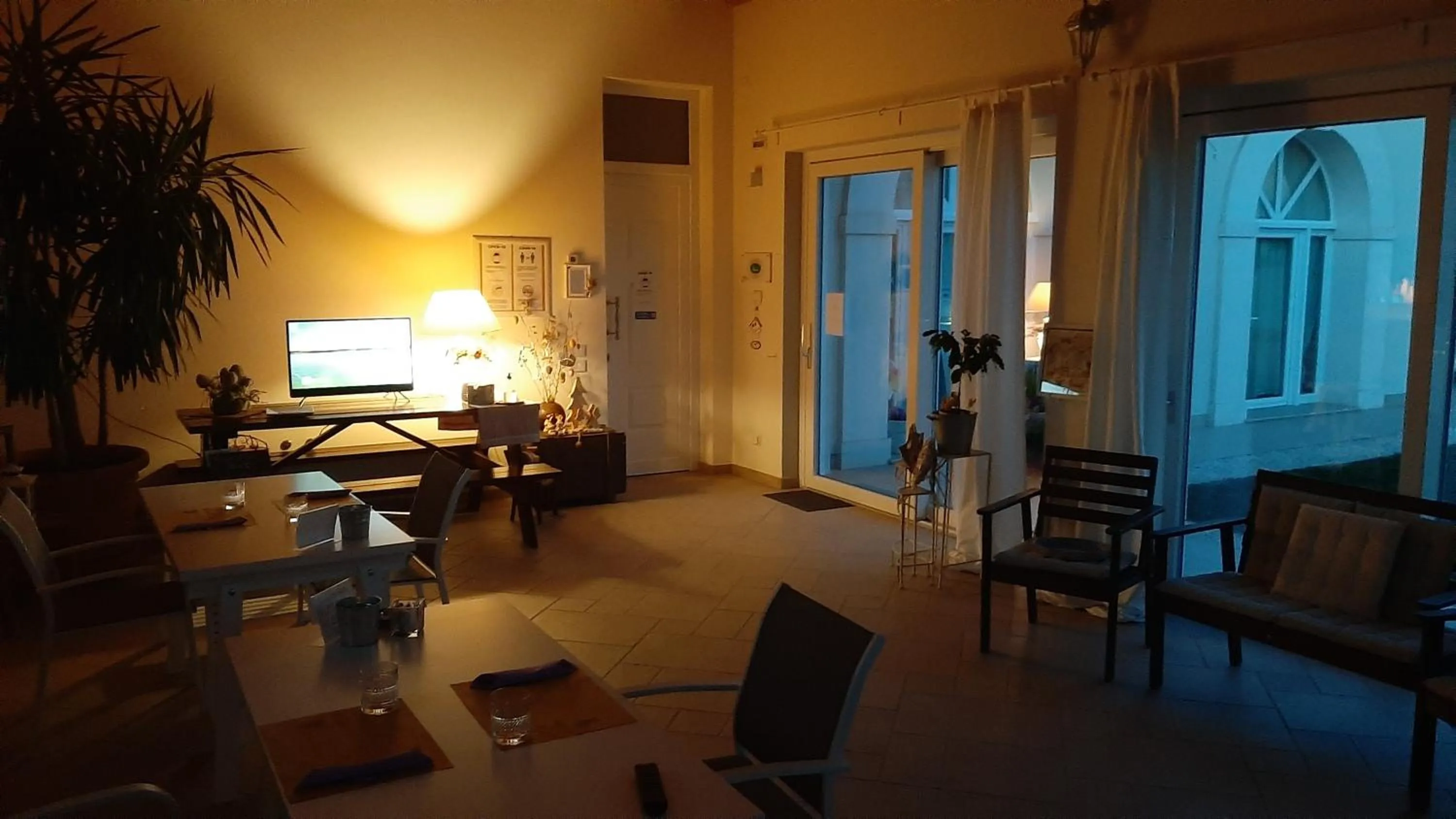 Dining area in B&B Borgo Arcadia