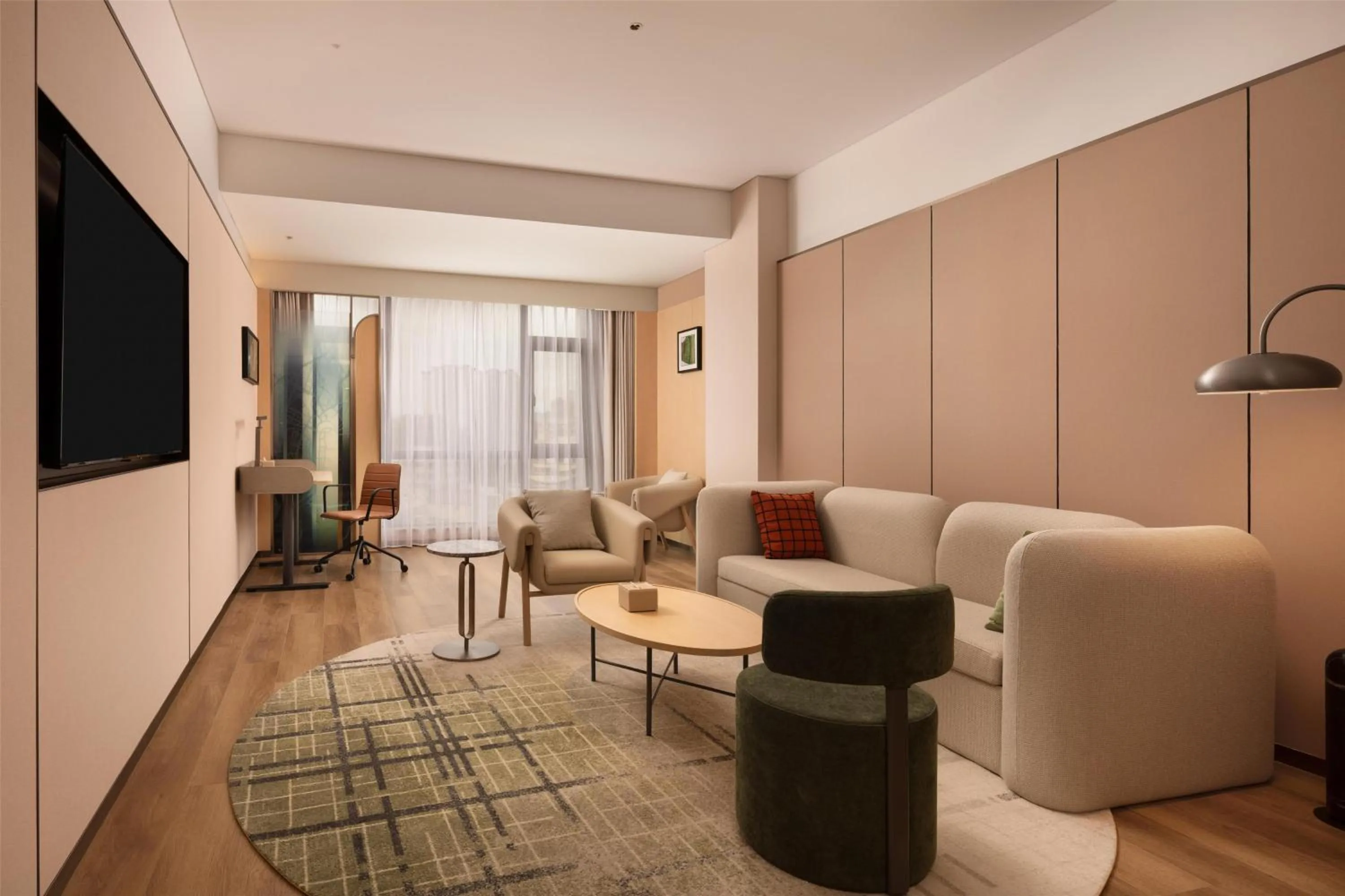 Living room in Hilton Garden Inn Maoming Xinyi